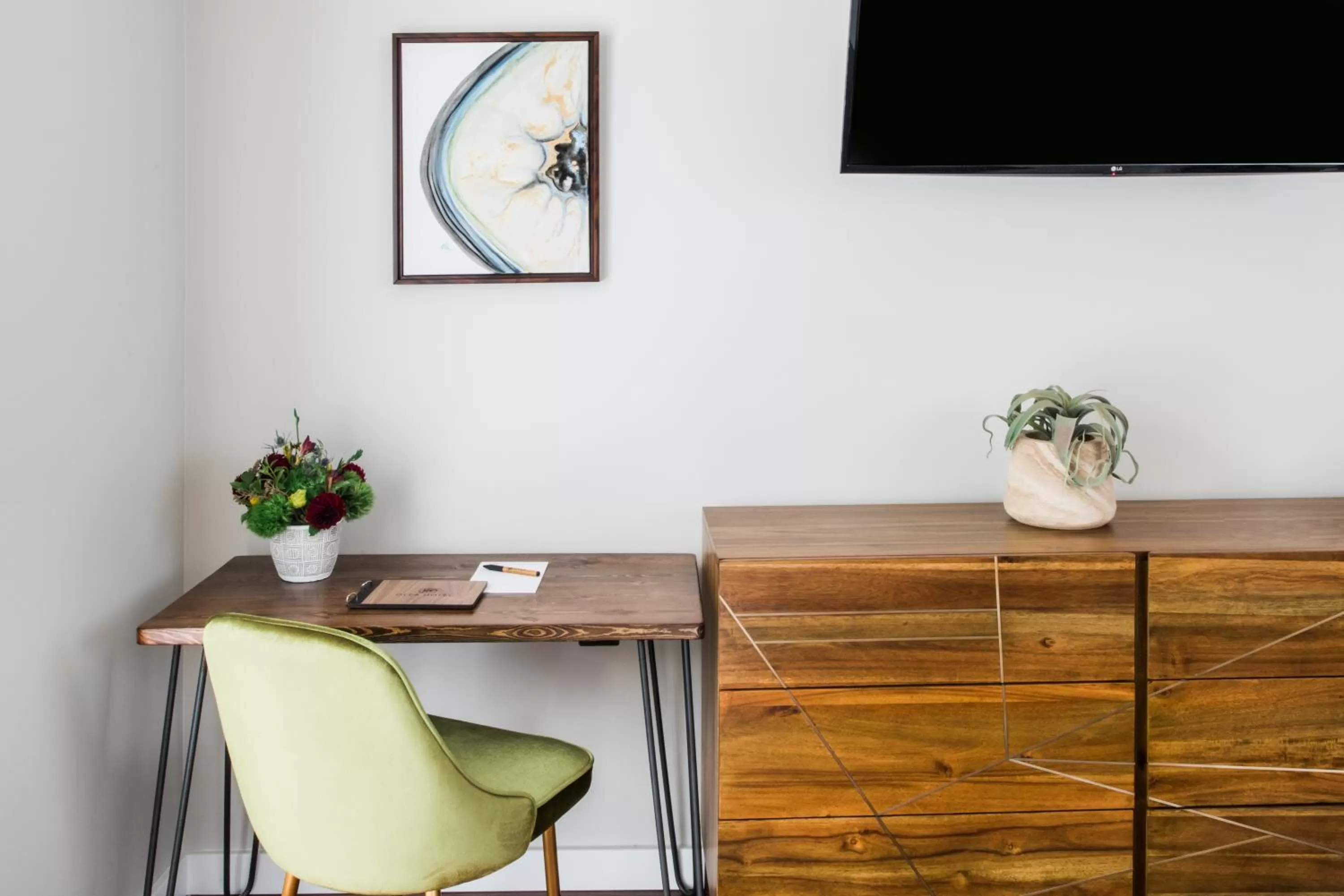 Decorative detail in Olea Hotel