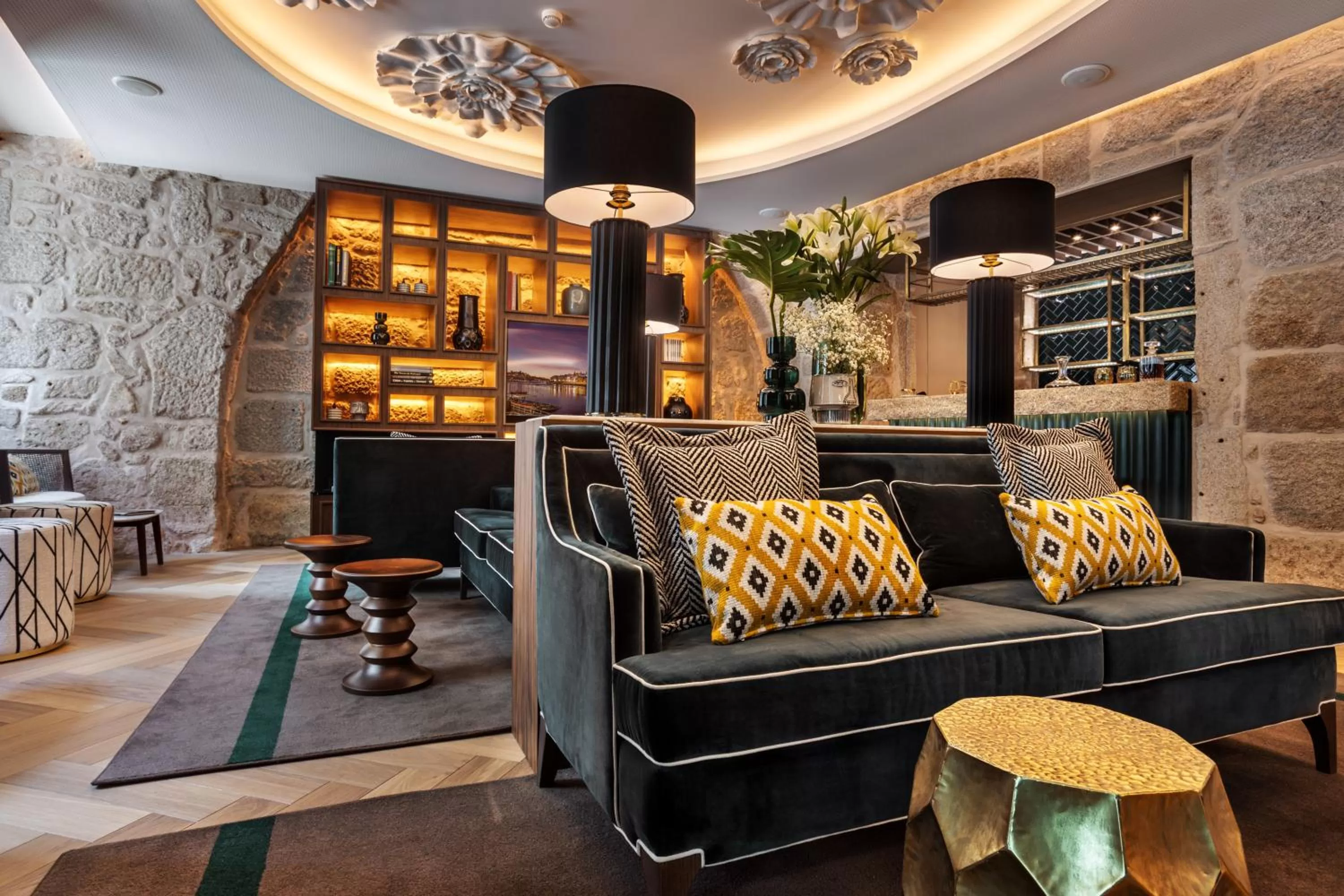 Lounge or bar in Pousada do Porto - Rua das Flores