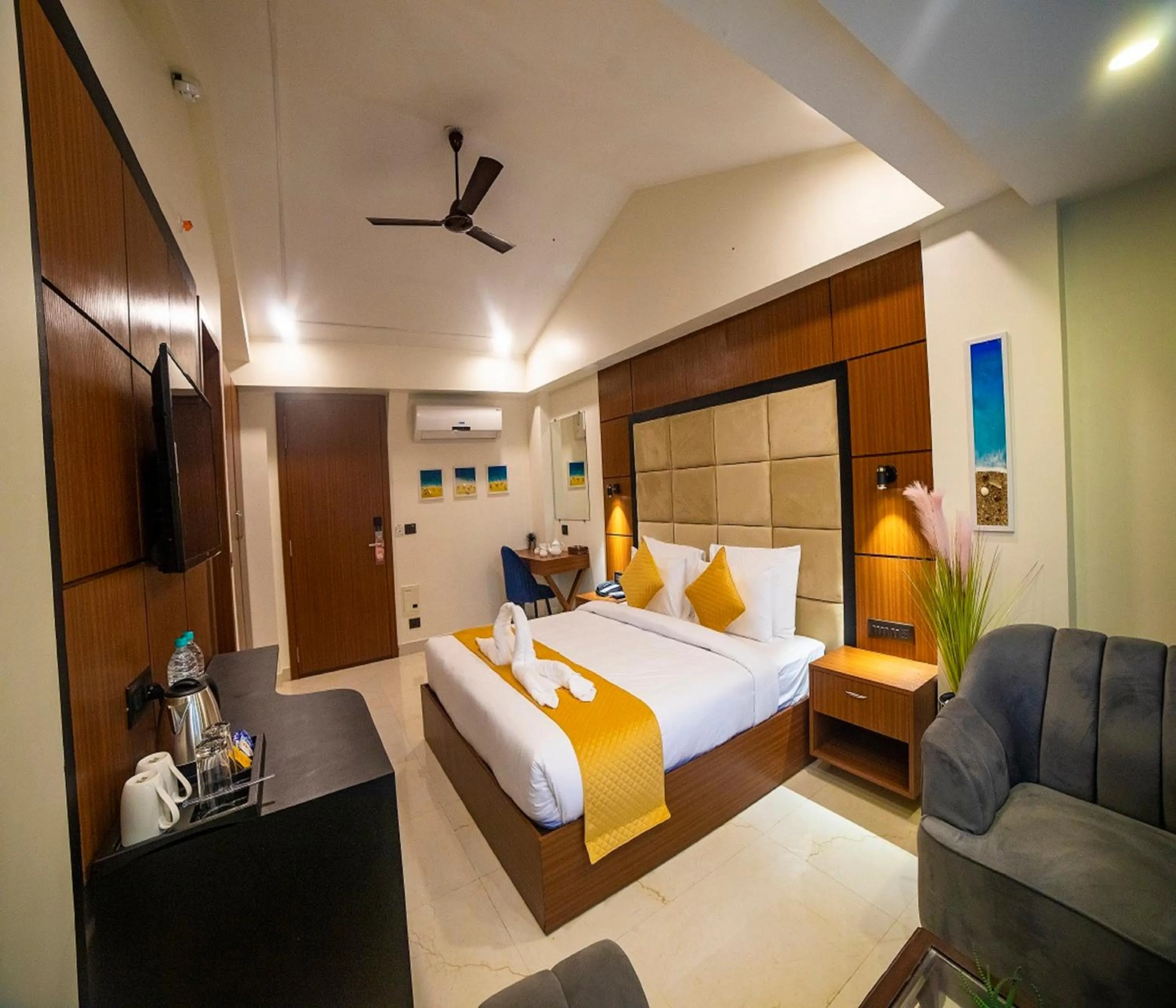 Bed in HUE GUH The Porto Candolim