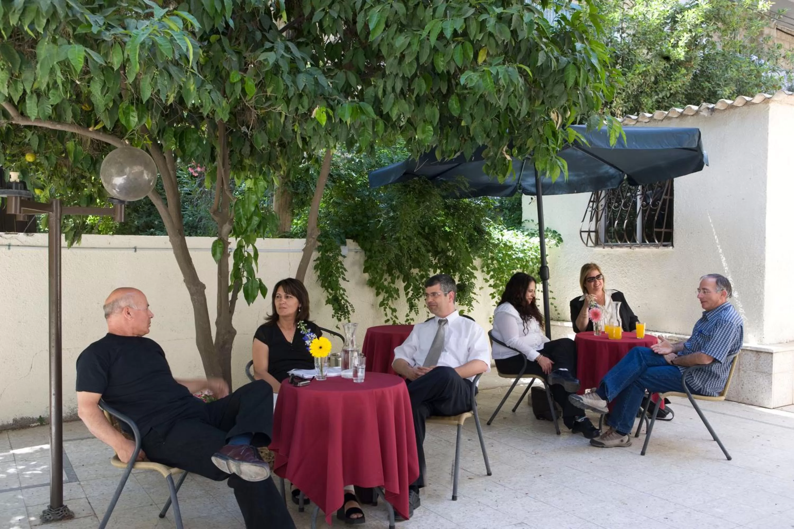 Balcony/Terrace in A Little House In Rechavia