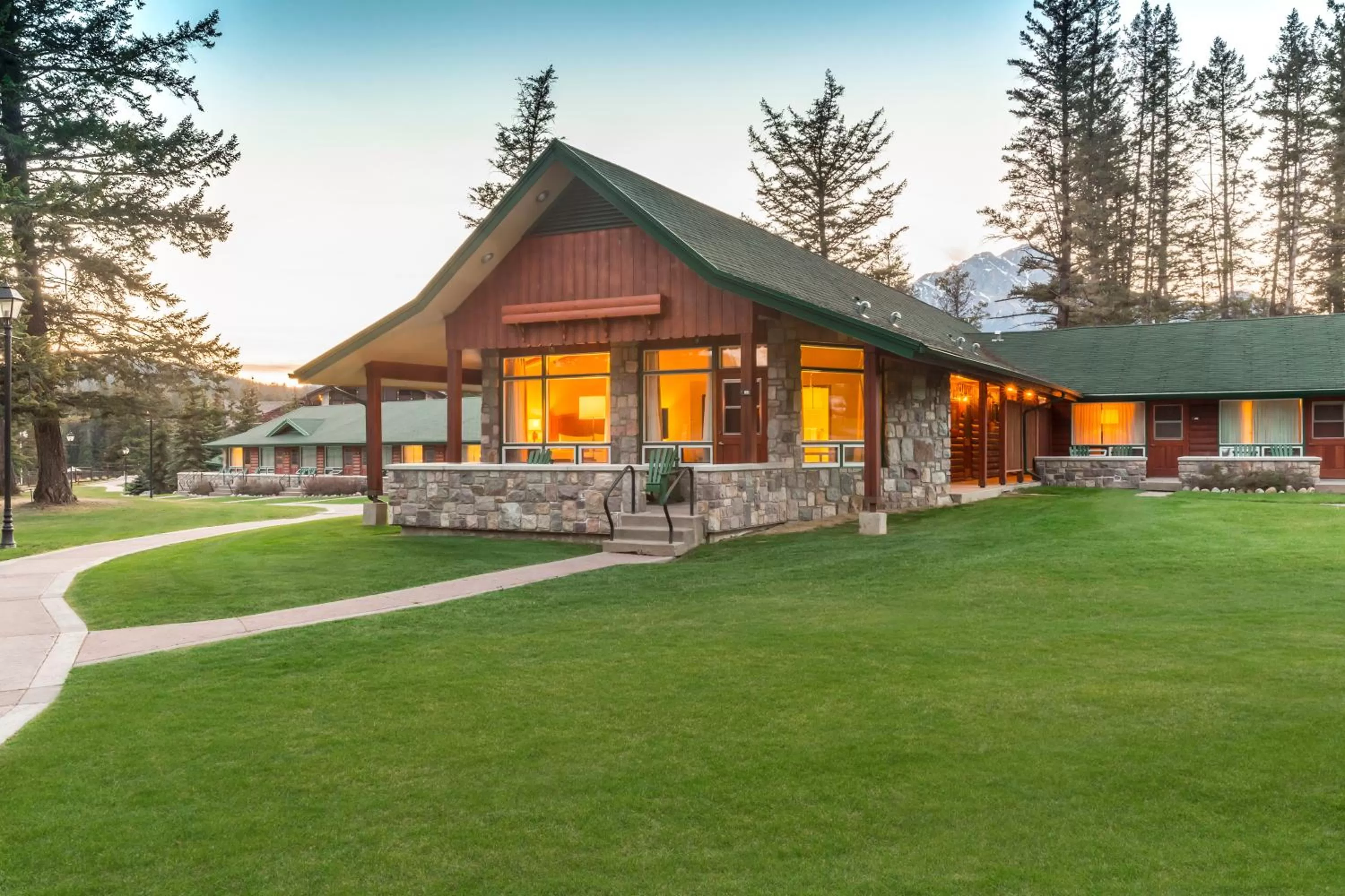 Property building in Fairmont Jasper Park Lodge