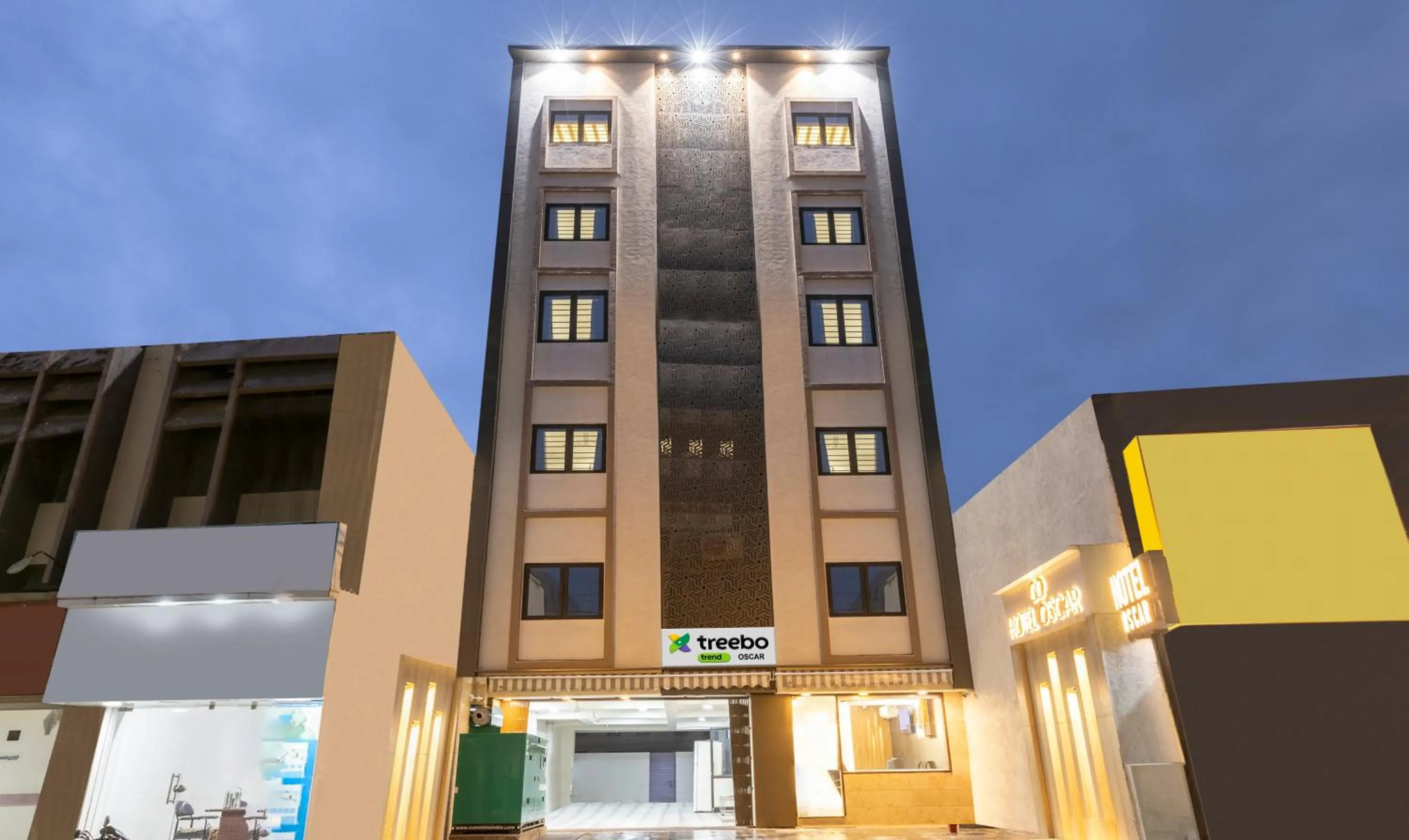 Facade/entrance in Treebo Oscar