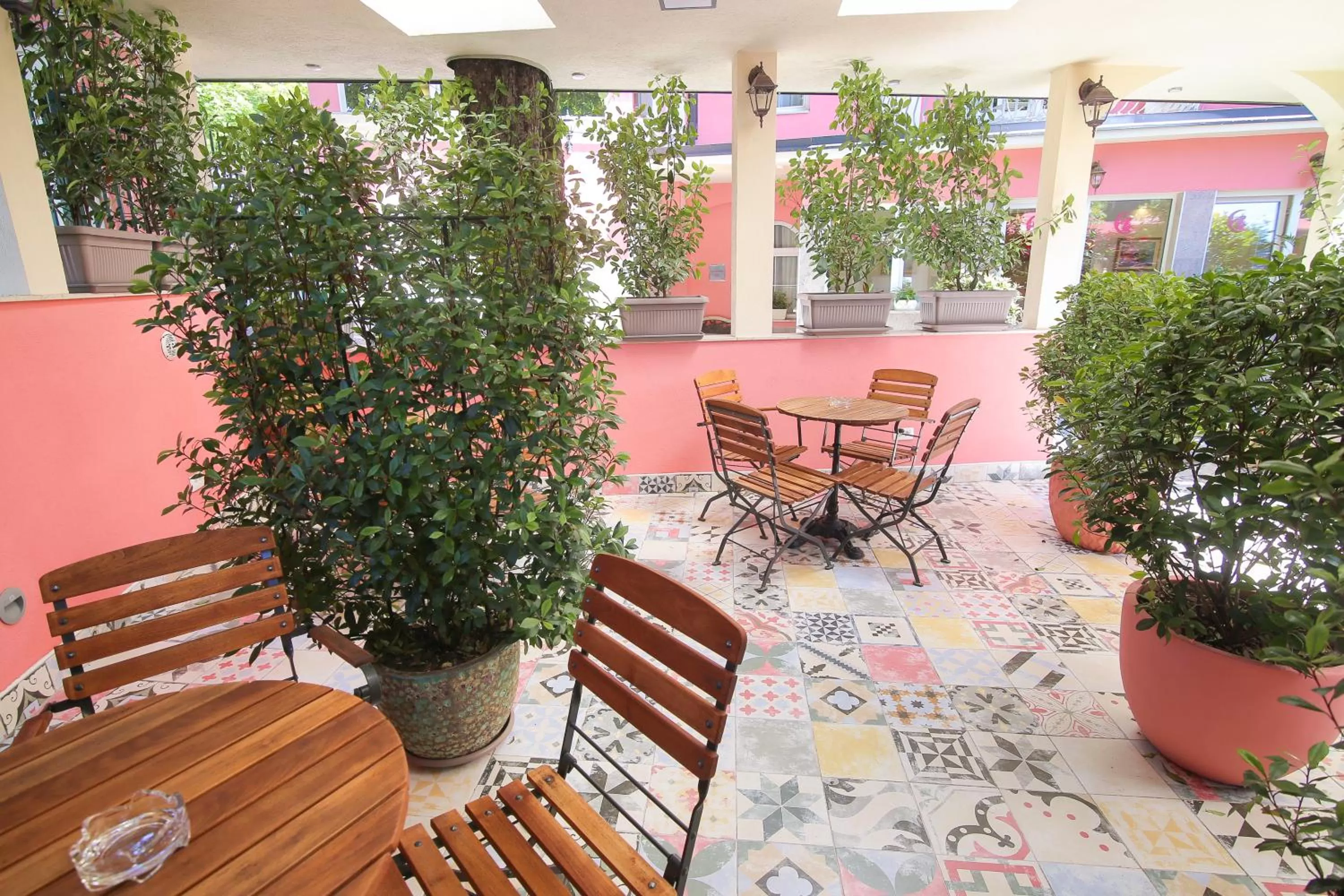 Patio in Boutique Hotel Asteria