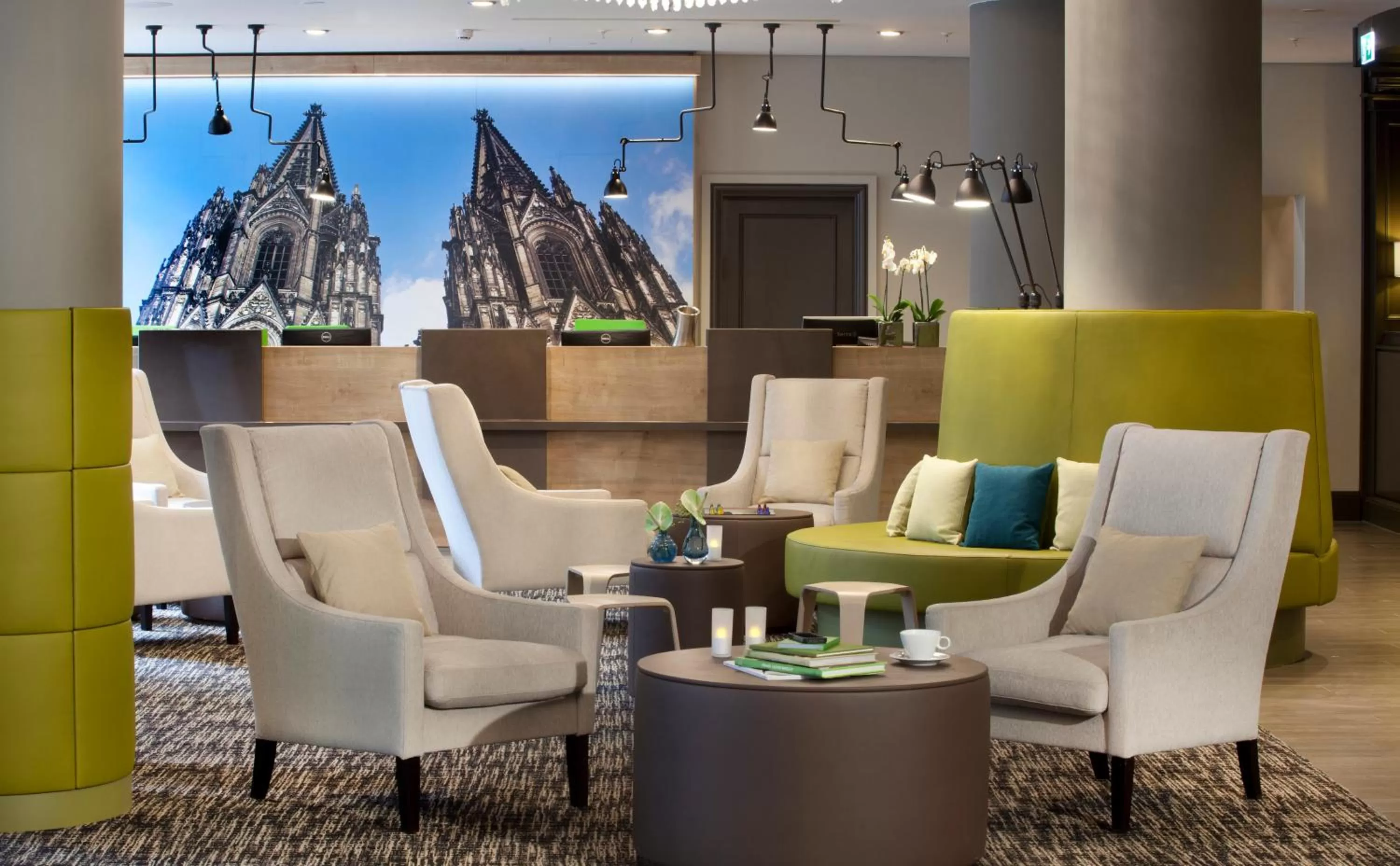 Lobby or reception in Lindner Hotel Cologne City Plaza, part of JdV by Hyatt