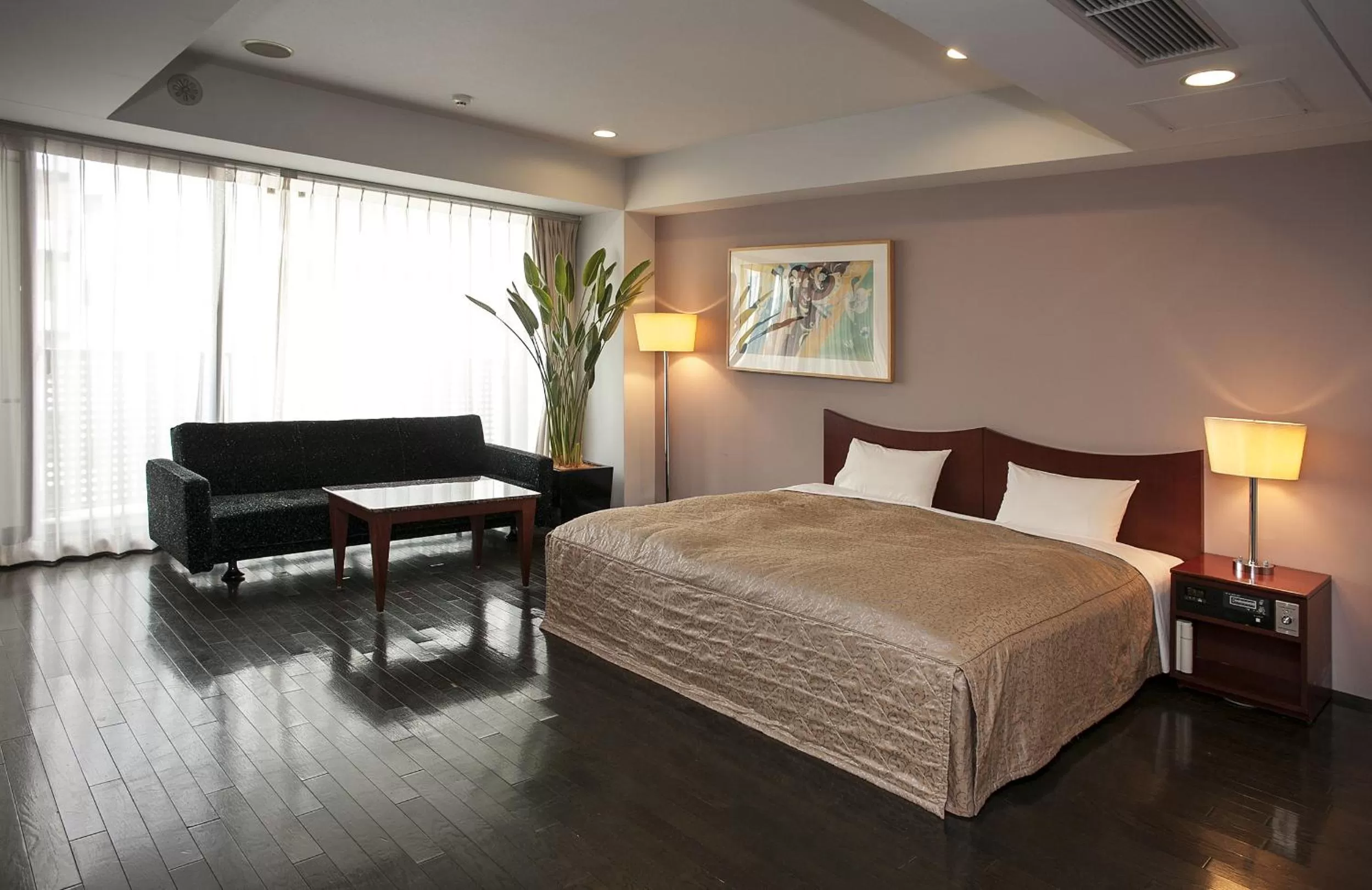 Bedroom, Bed in The Residential Suites Fukuoka