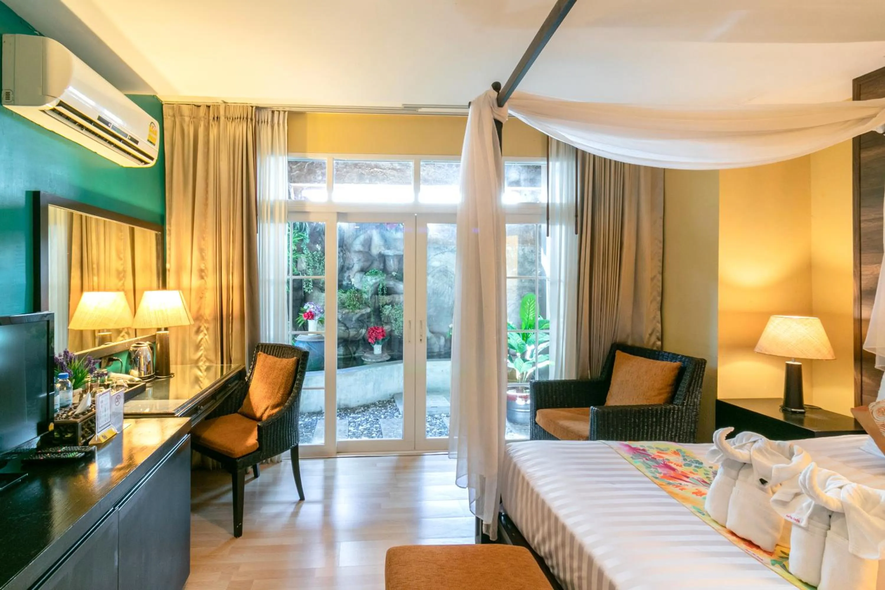 Bedroom, Bed in Baan PhuAnda Phuket