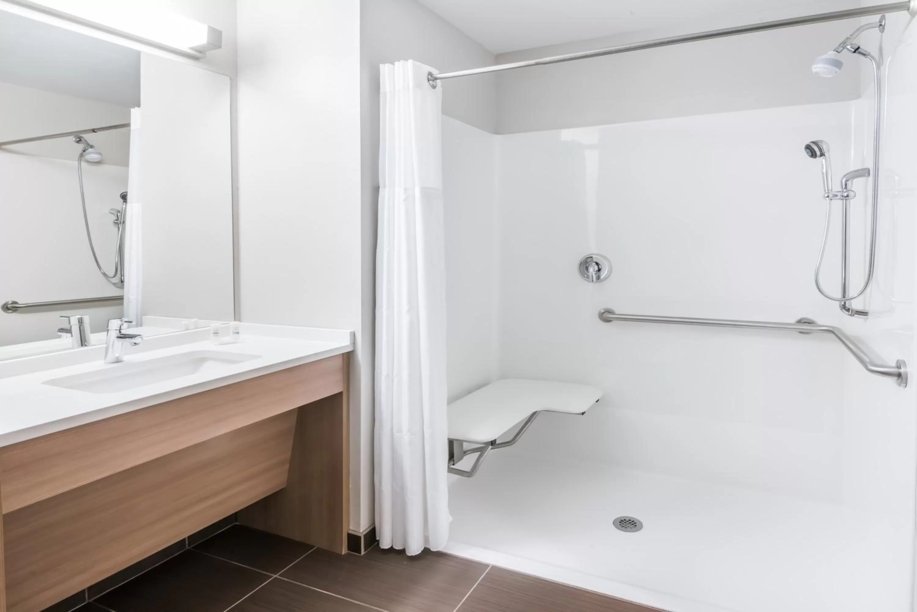 Shower in Microtel Inn & Suites by Wyndham - Penn Yan