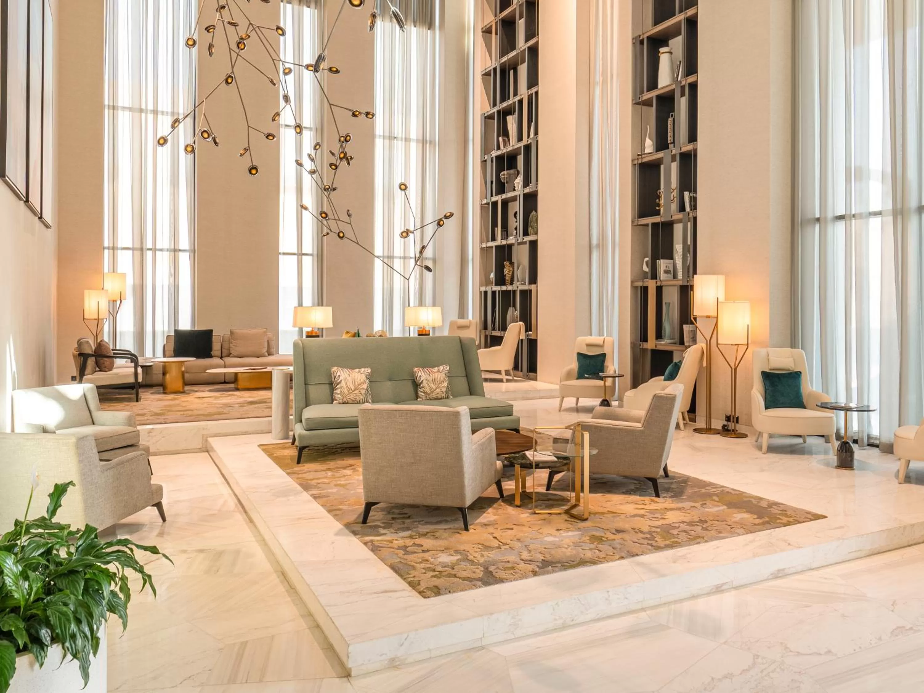 Lounge or bar in Fairmont Ramla Riyadh