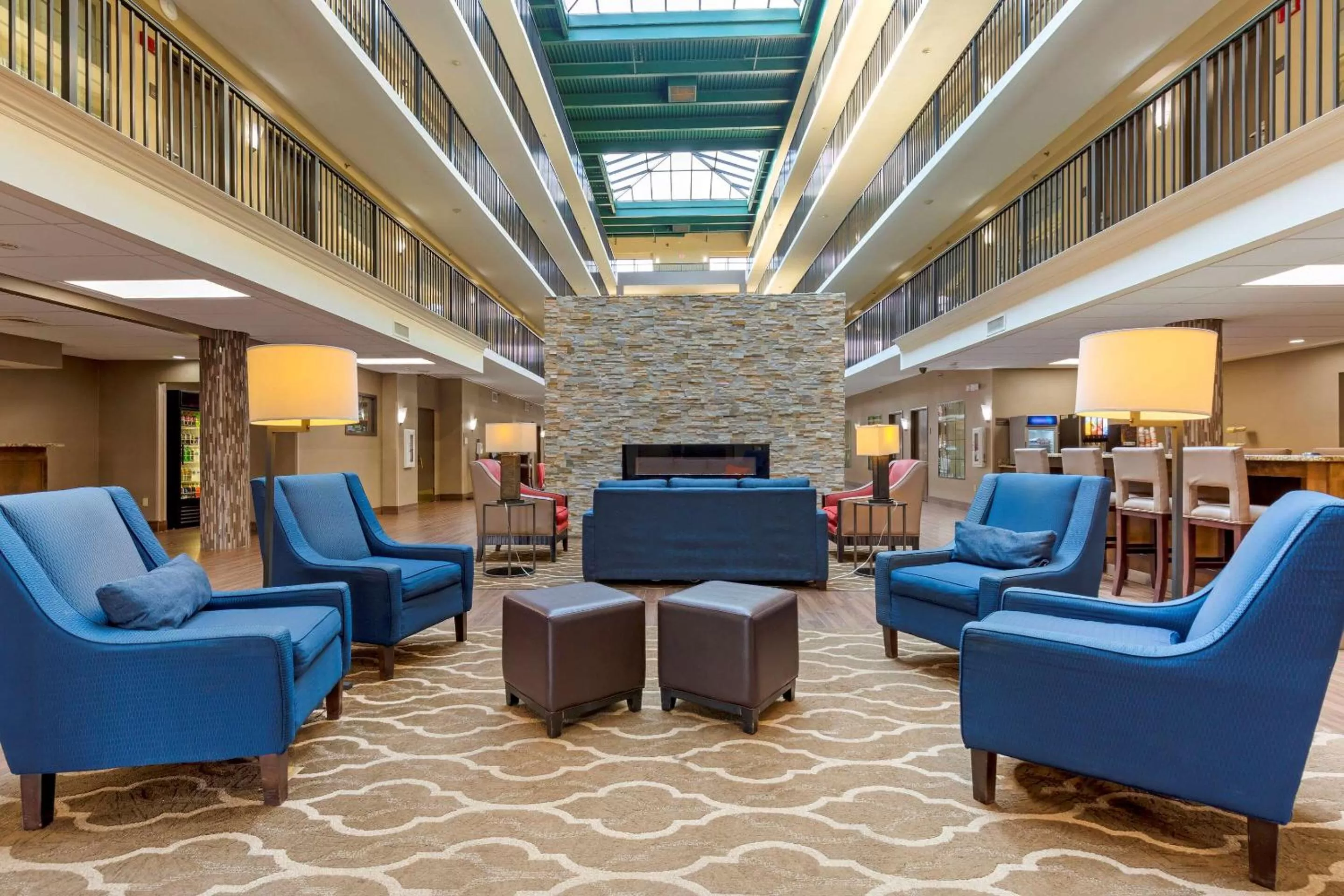 Lobby or reception in Comfort Suites Fredericksburg South
