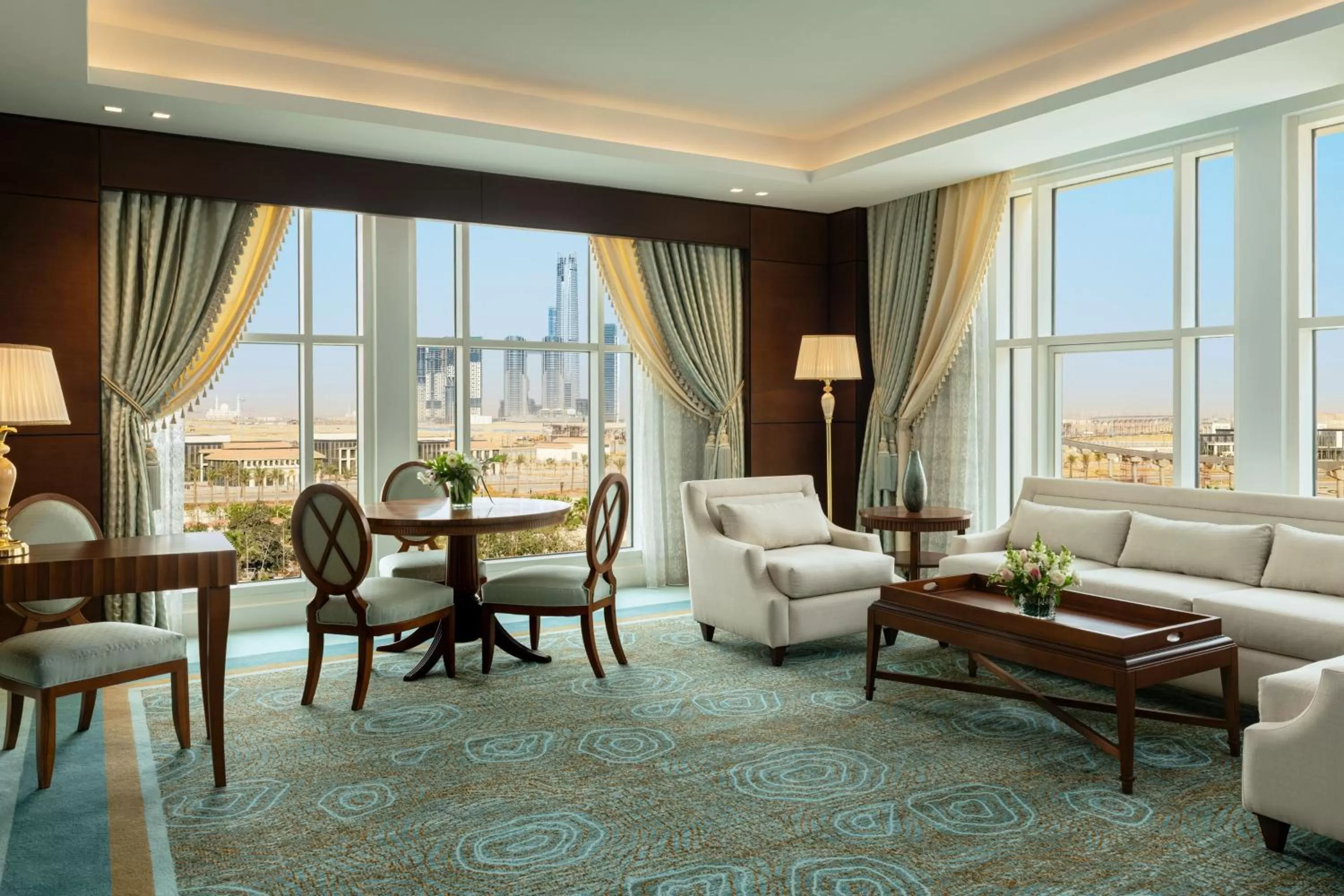 Living room in The St. Regis New Capital Cairo