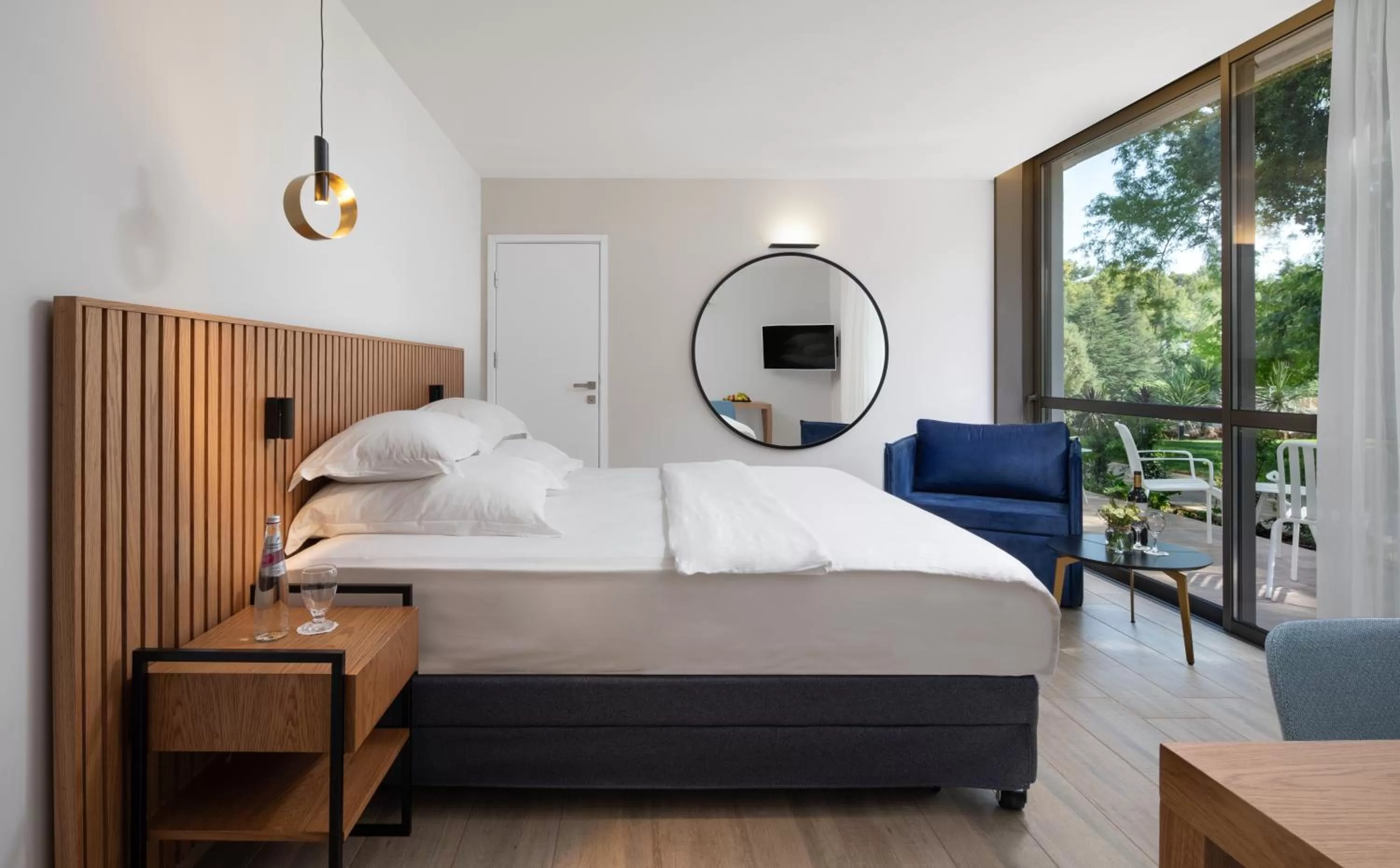 Photo of the whole room, Bed in Hacienda Forest View Hotel