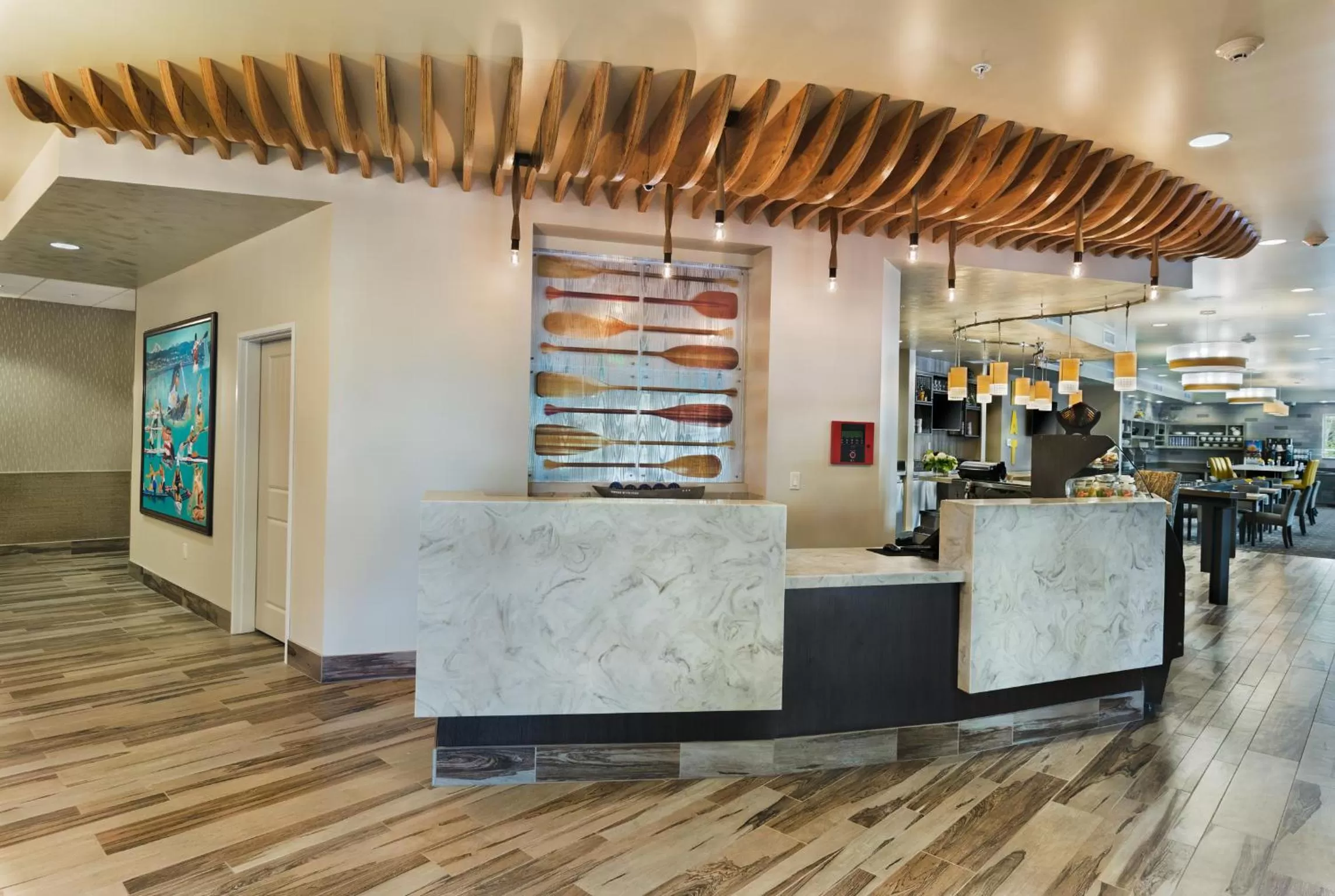 Lobby or reception in Oxford Suites Bellingham