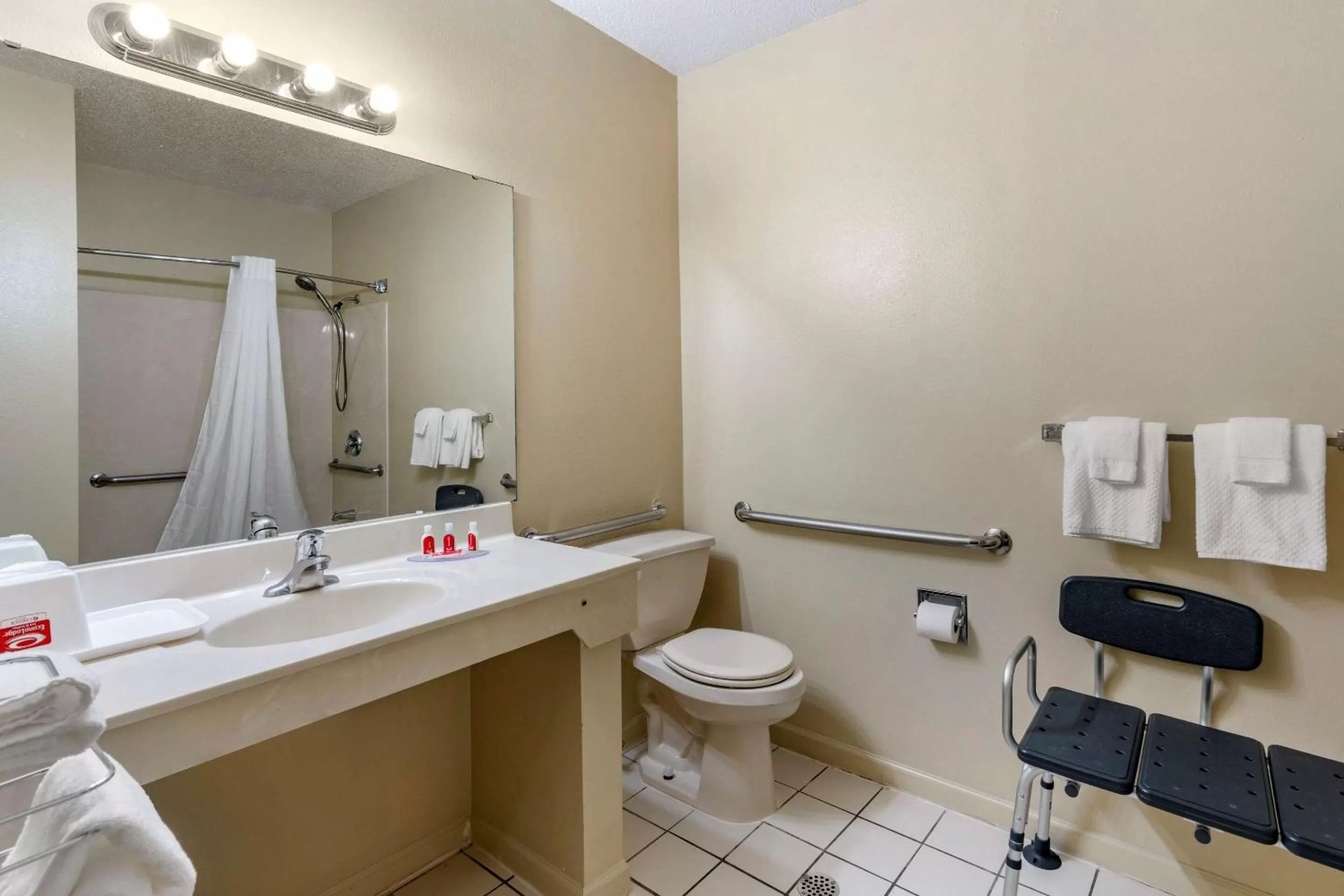 Bathroom in Econo Lodge Inn & Suites Granite City - St Louis