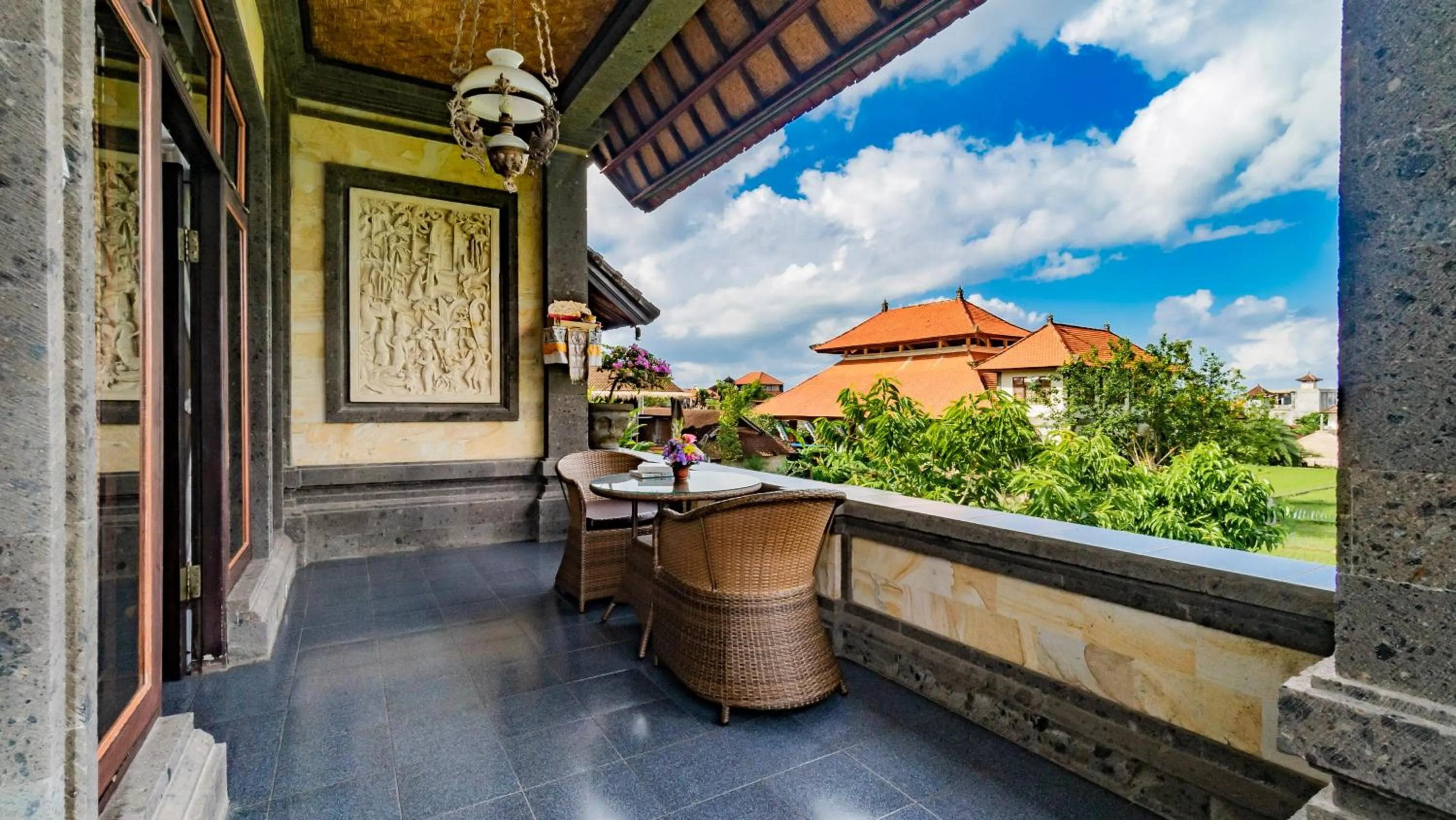 Balcony/Terrace in Kun - Kun Guest House Ubud