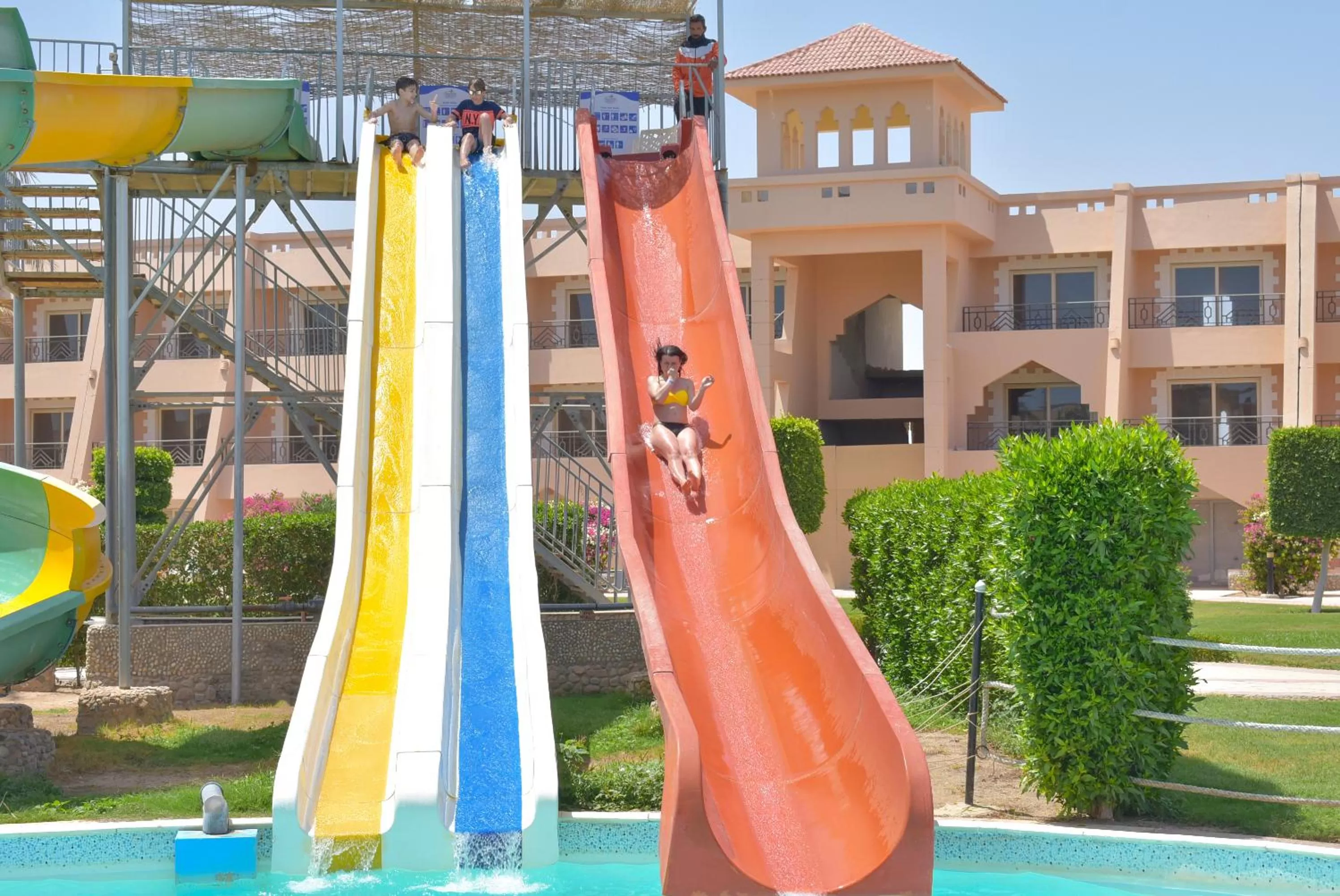 Aqua park in Jasmine Palace Resort