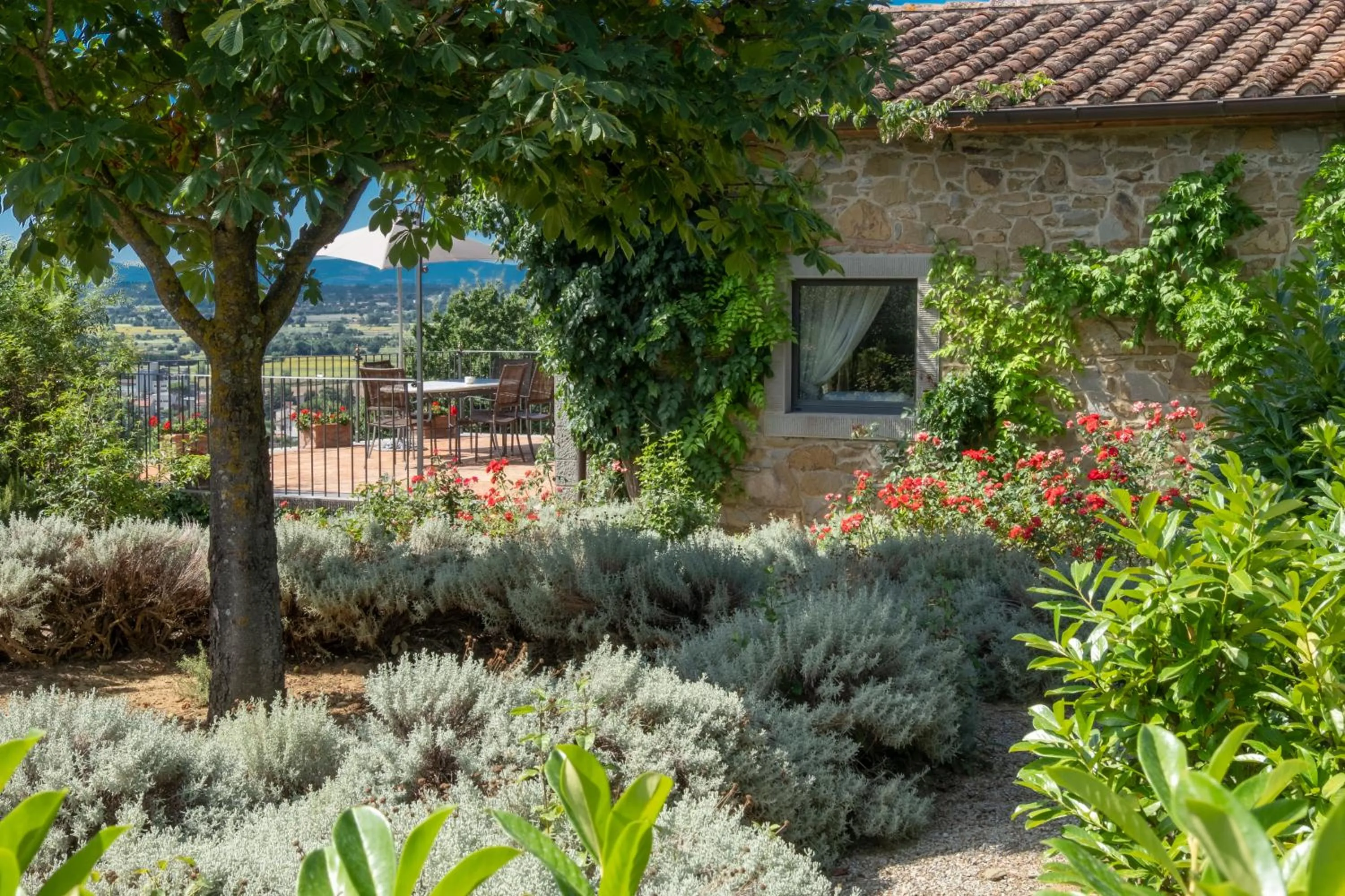 Garden in Il Falconiere Relais & Spa