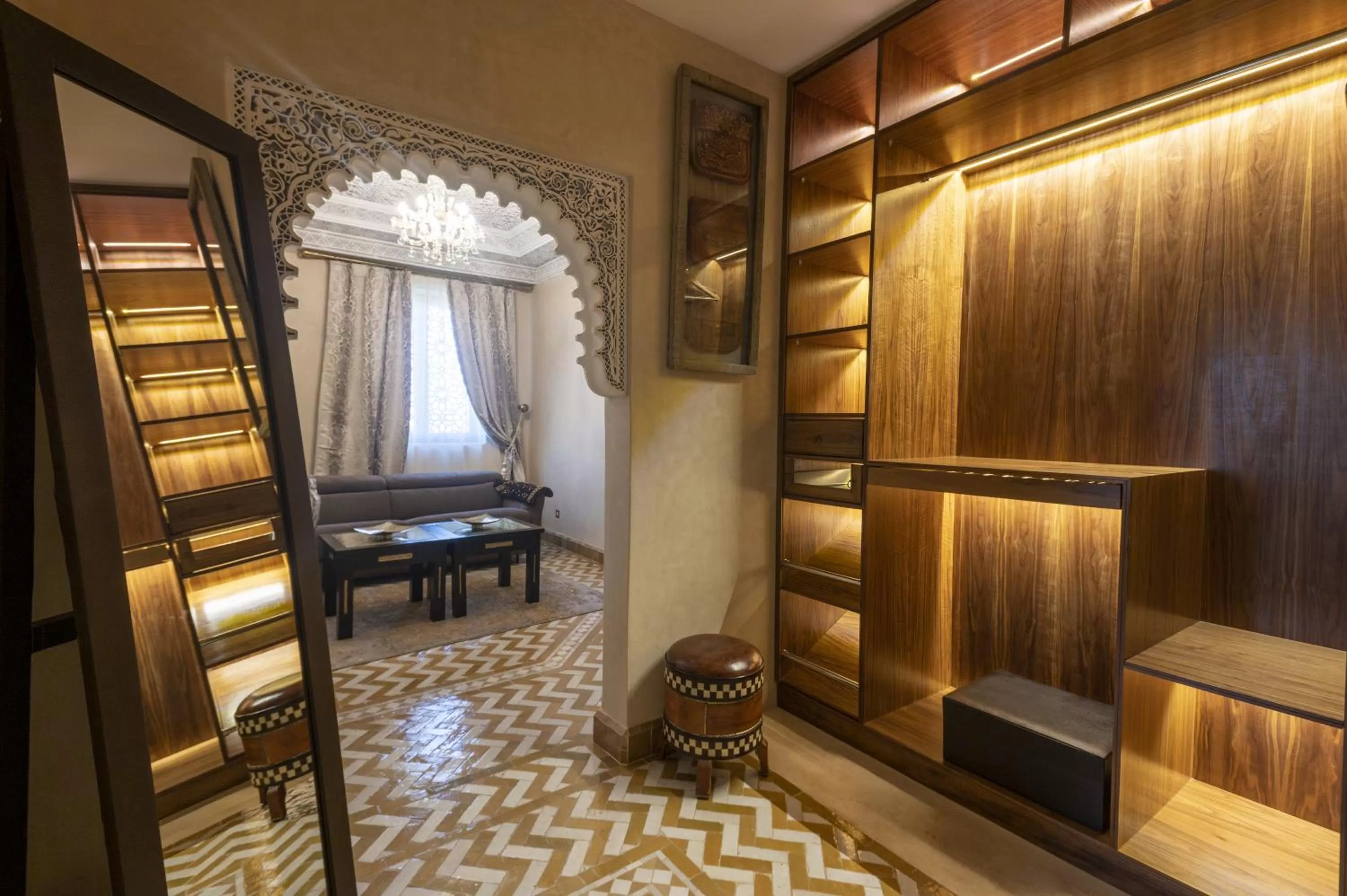 Steam room, Seating Area in Maria Towers , Palais Table d'hôtes & SPA