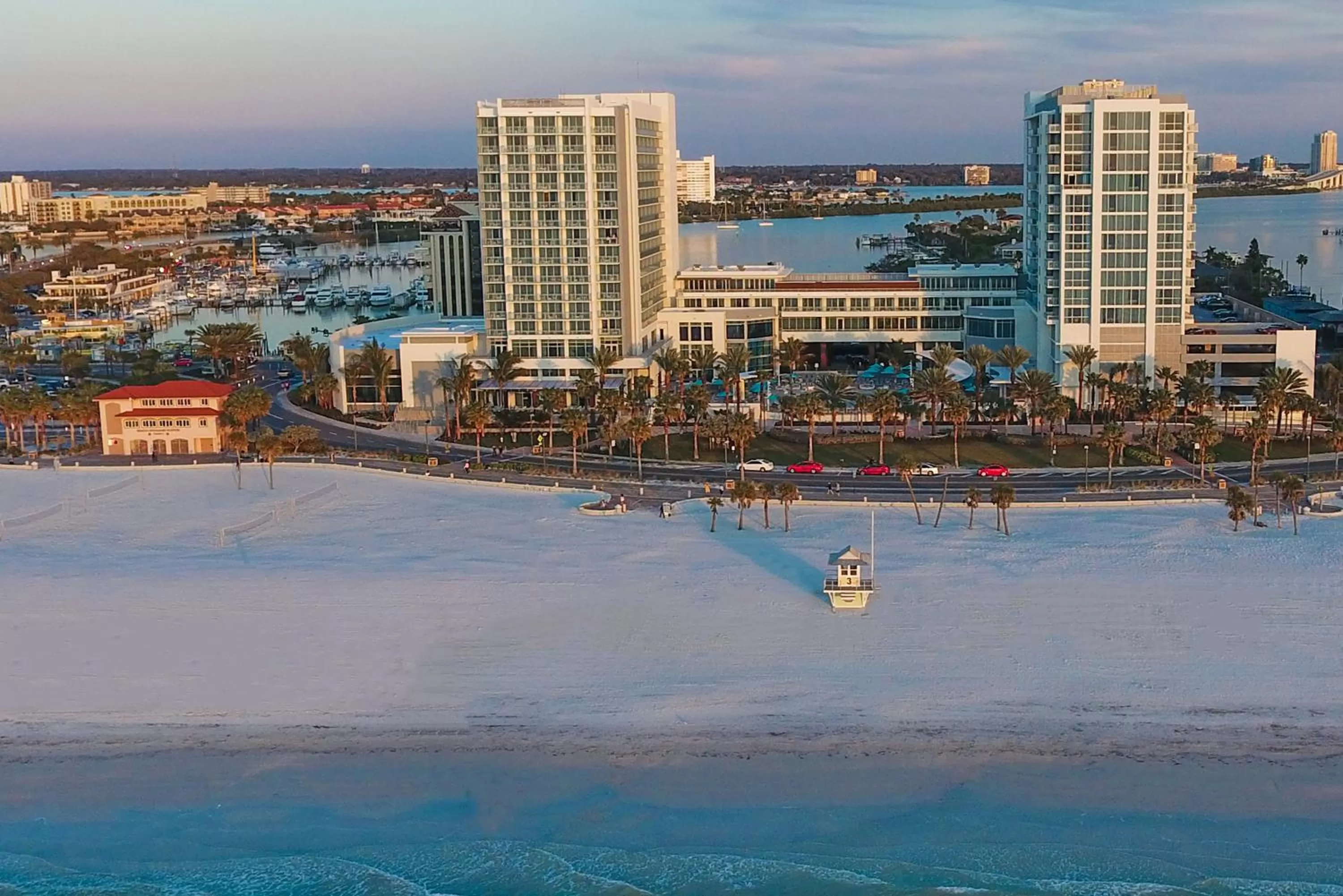 Bird's eye view in Wyndham Grand Clearwater Beach