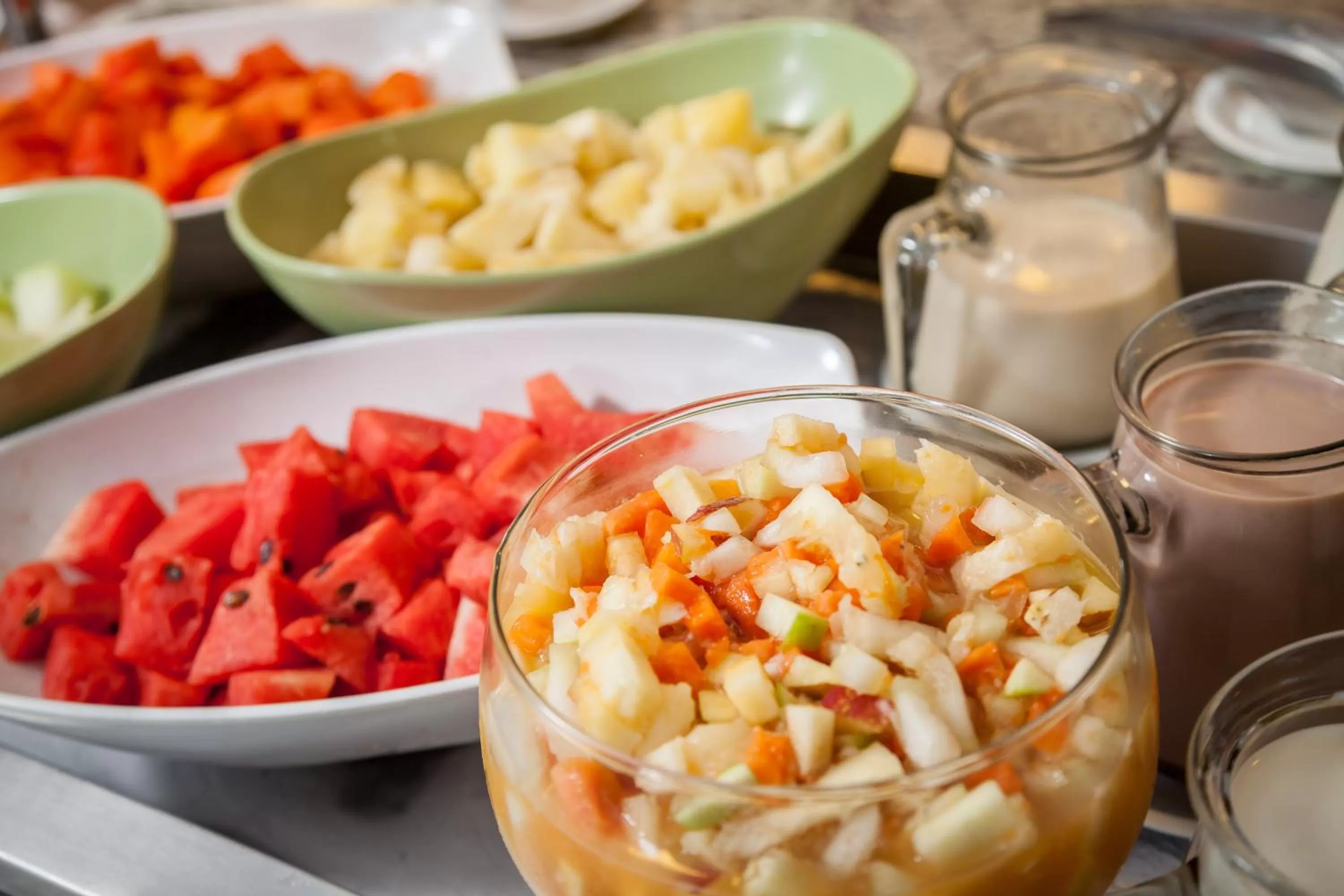 Buffet breakfast in Ramada by Wyndham Macae Hotel & Suites