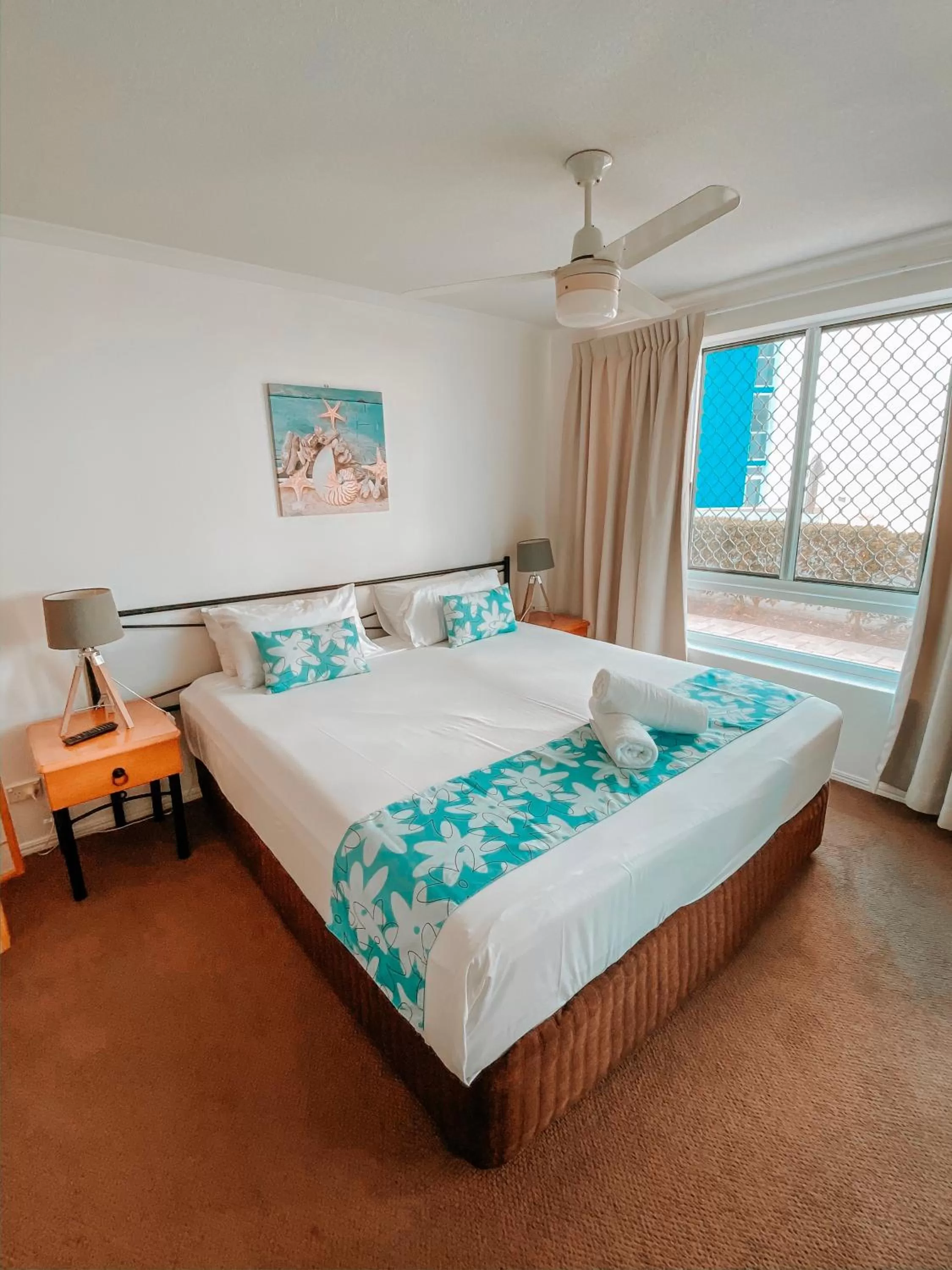 Bed in Bargara Blue Resort