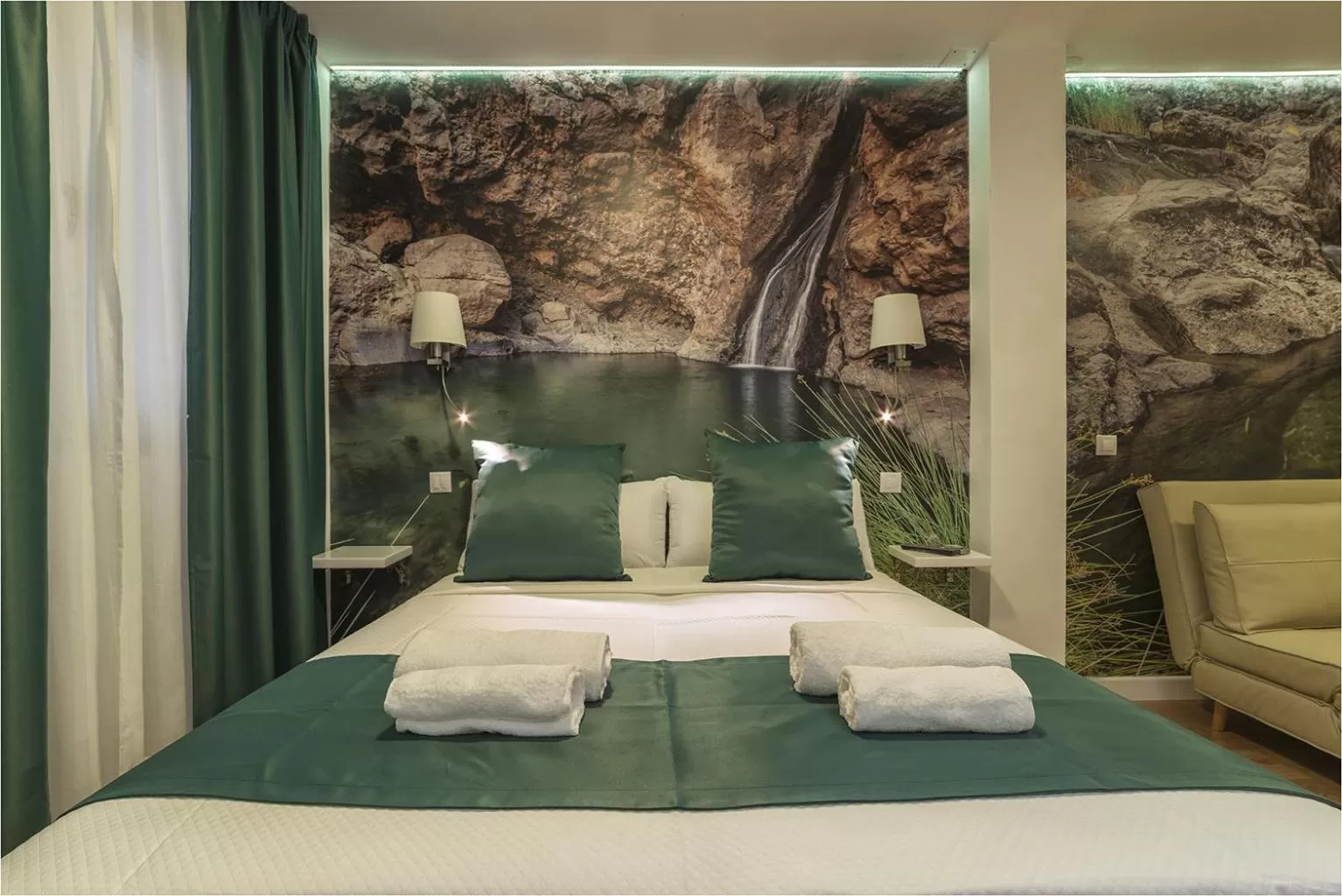 Bed in Hotel Ciudad del Mar