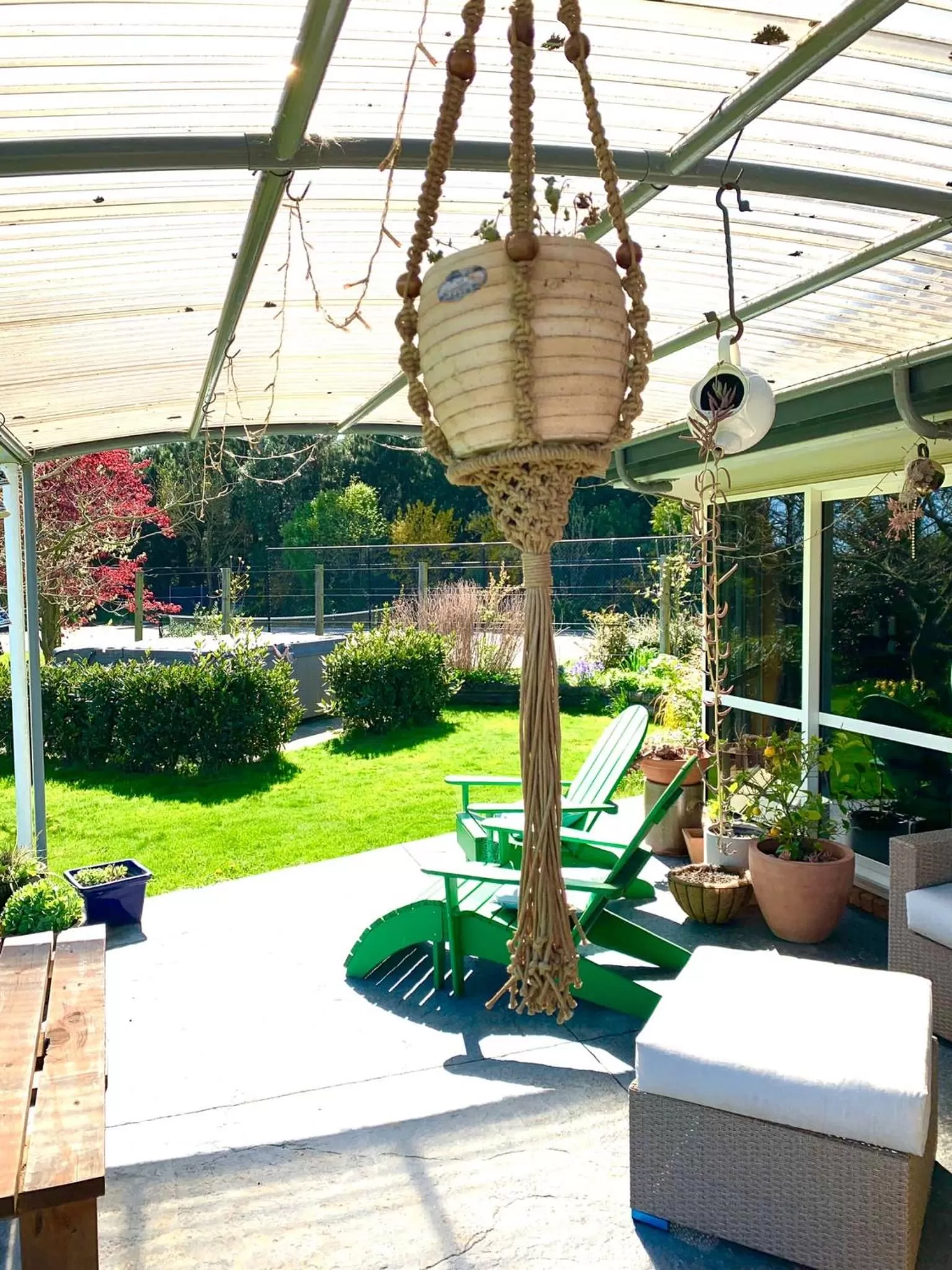 Patio in Newlands Bed and Breakfast