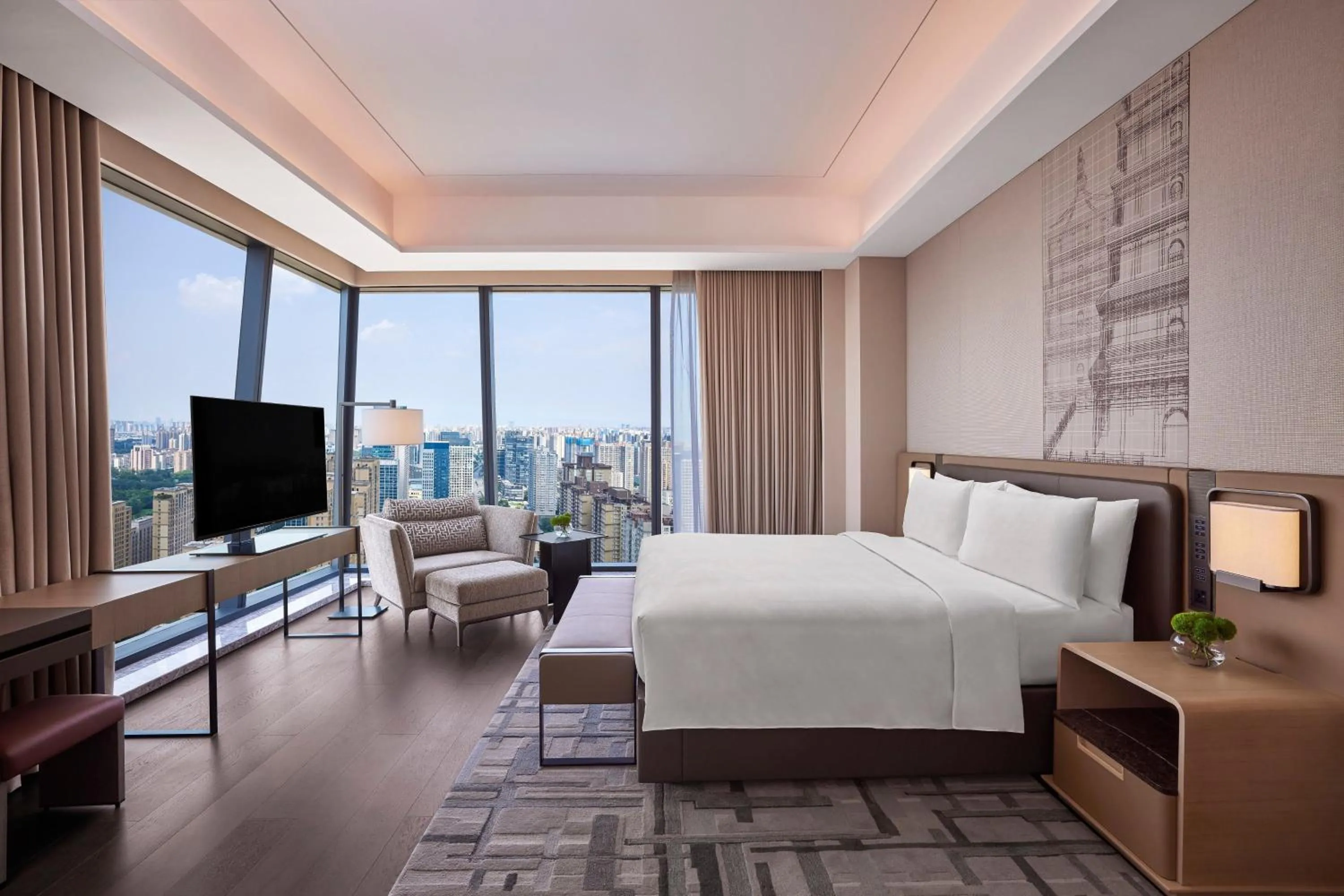 Bedroom, Bed in JW Marriott Hotel Xi'an