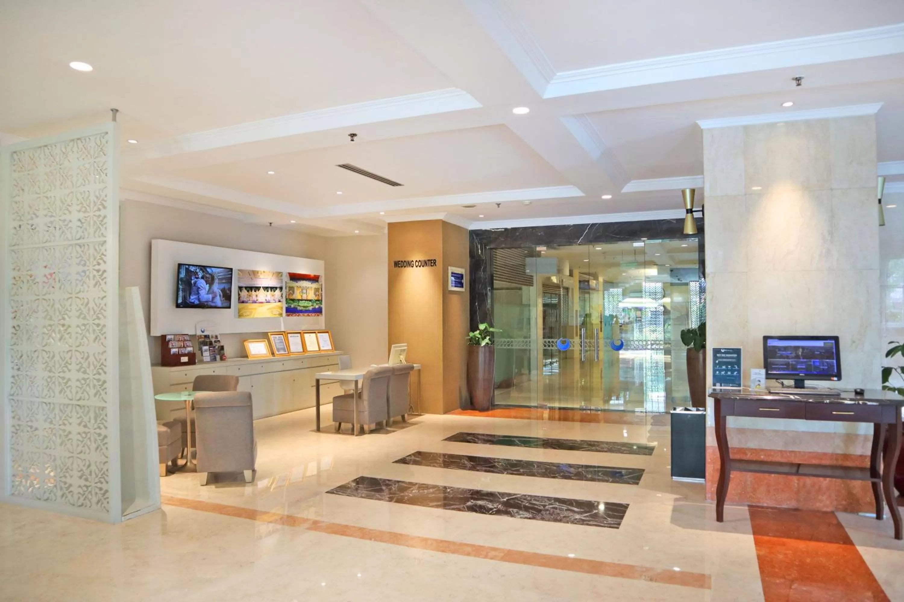 Lobby or reception in Hotel Bidakara Jakarta