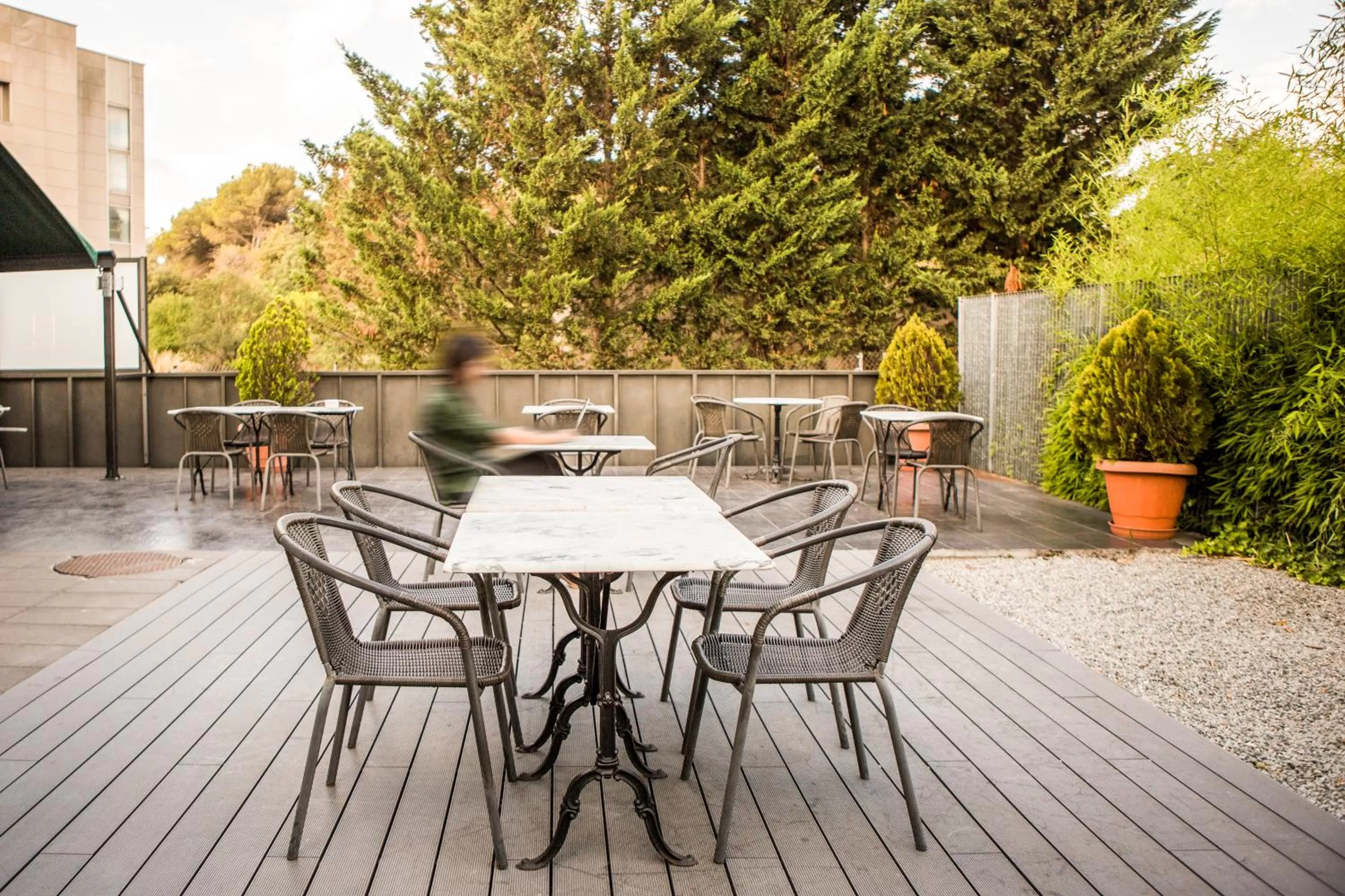 Patio in Ibis Montmelo Granollers