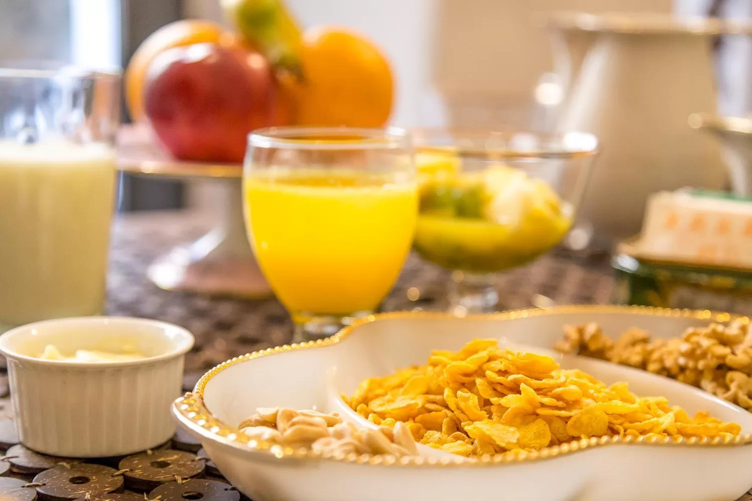 Continental breakfast in Virreinato Hotel Boutique