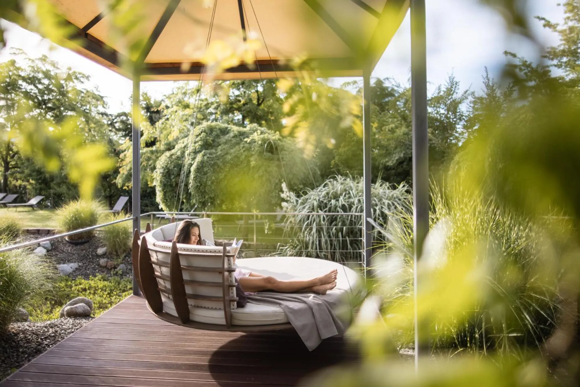 Garden in ALPIANA - green luxury Dolce Vita Hotel