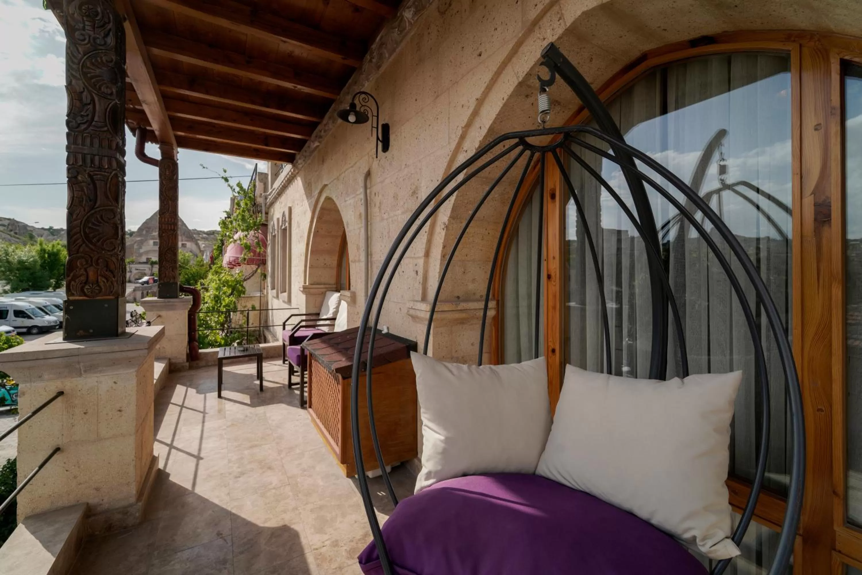 Balcony/Terrace in Cratus Stone Palace