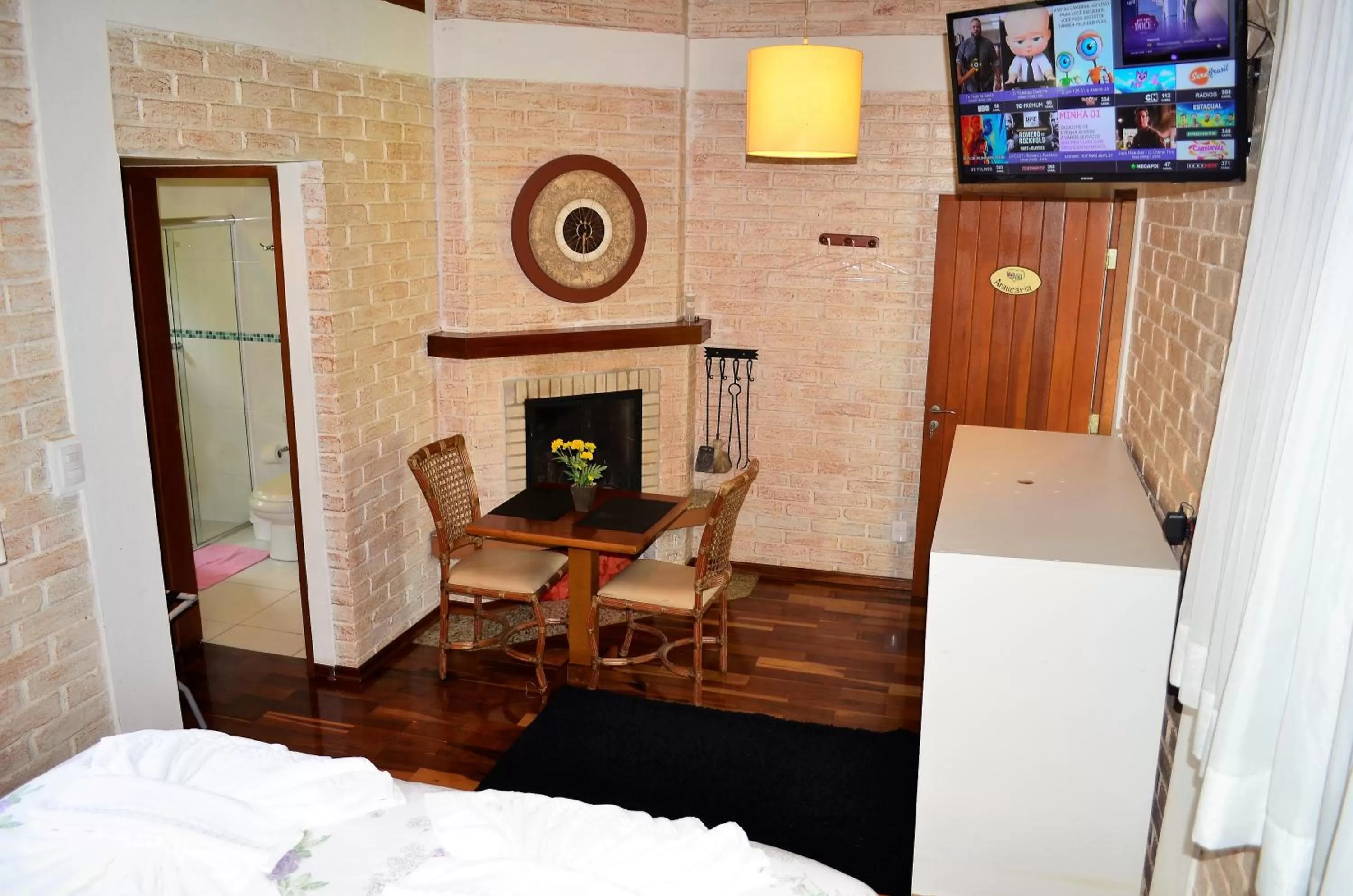 Bed in Pousada Toca Da Coruja