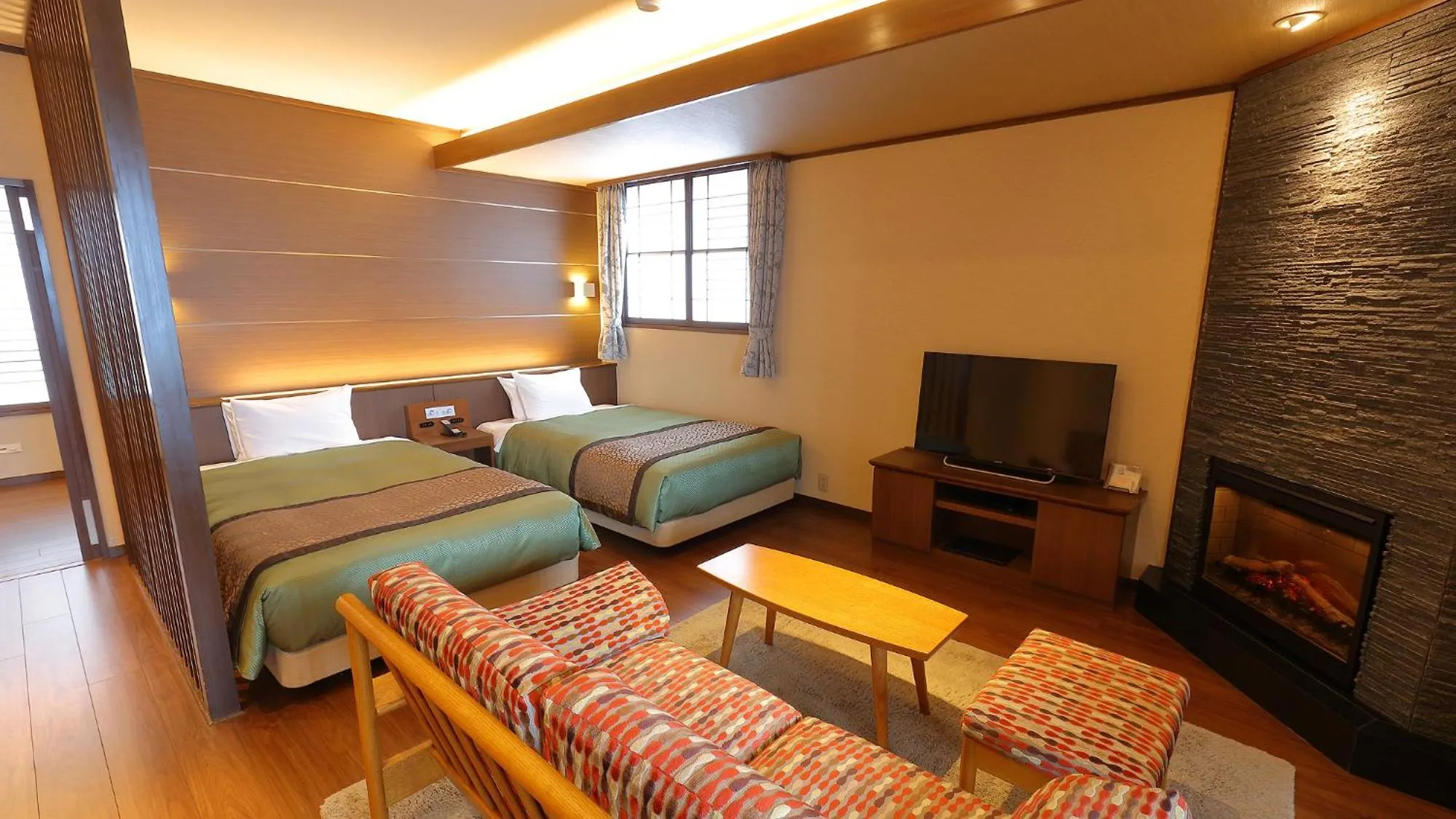 Bed in Arima Onsen Taketoritei Maruyama