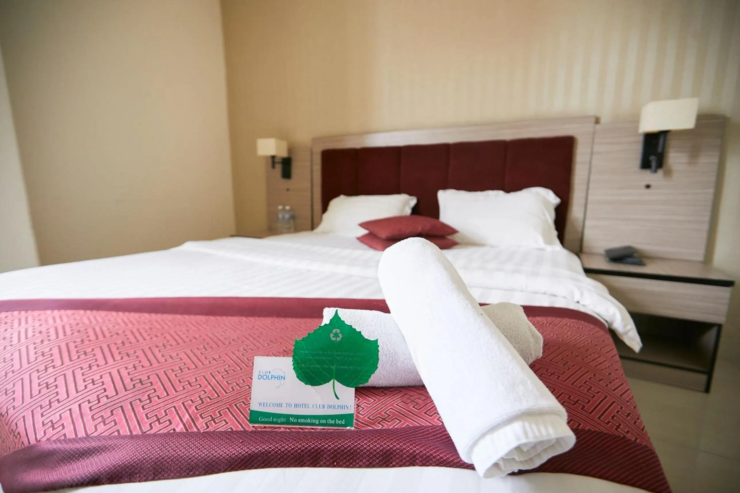 Bed in Dolphin Hotel, Chow Kit Kuala Lumpur