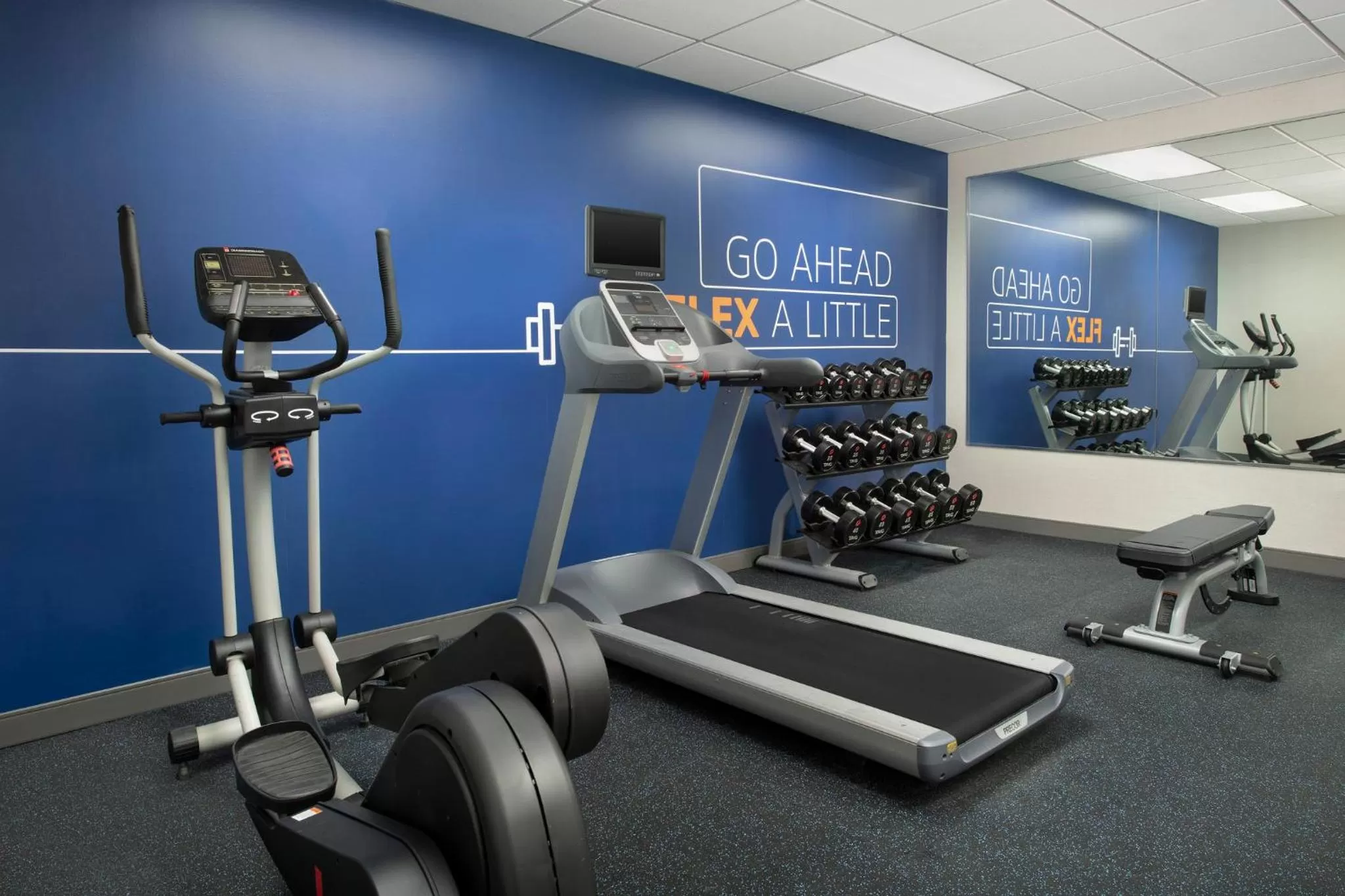 Fitness centre/facilities in Holiday Inn Express & Suites Knoxville-Clinton by IHG
