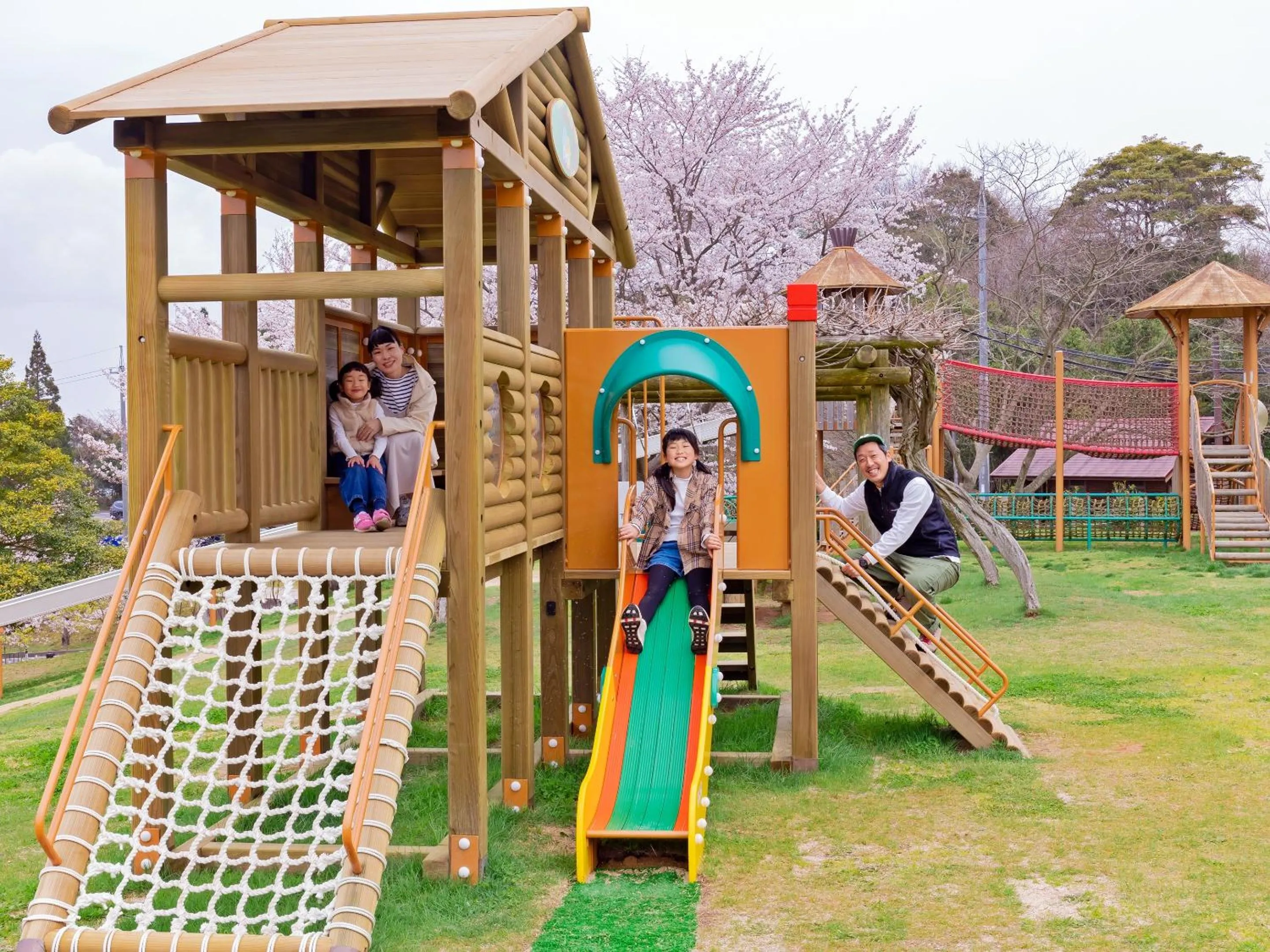 Children play ground in Matsue Forest Park