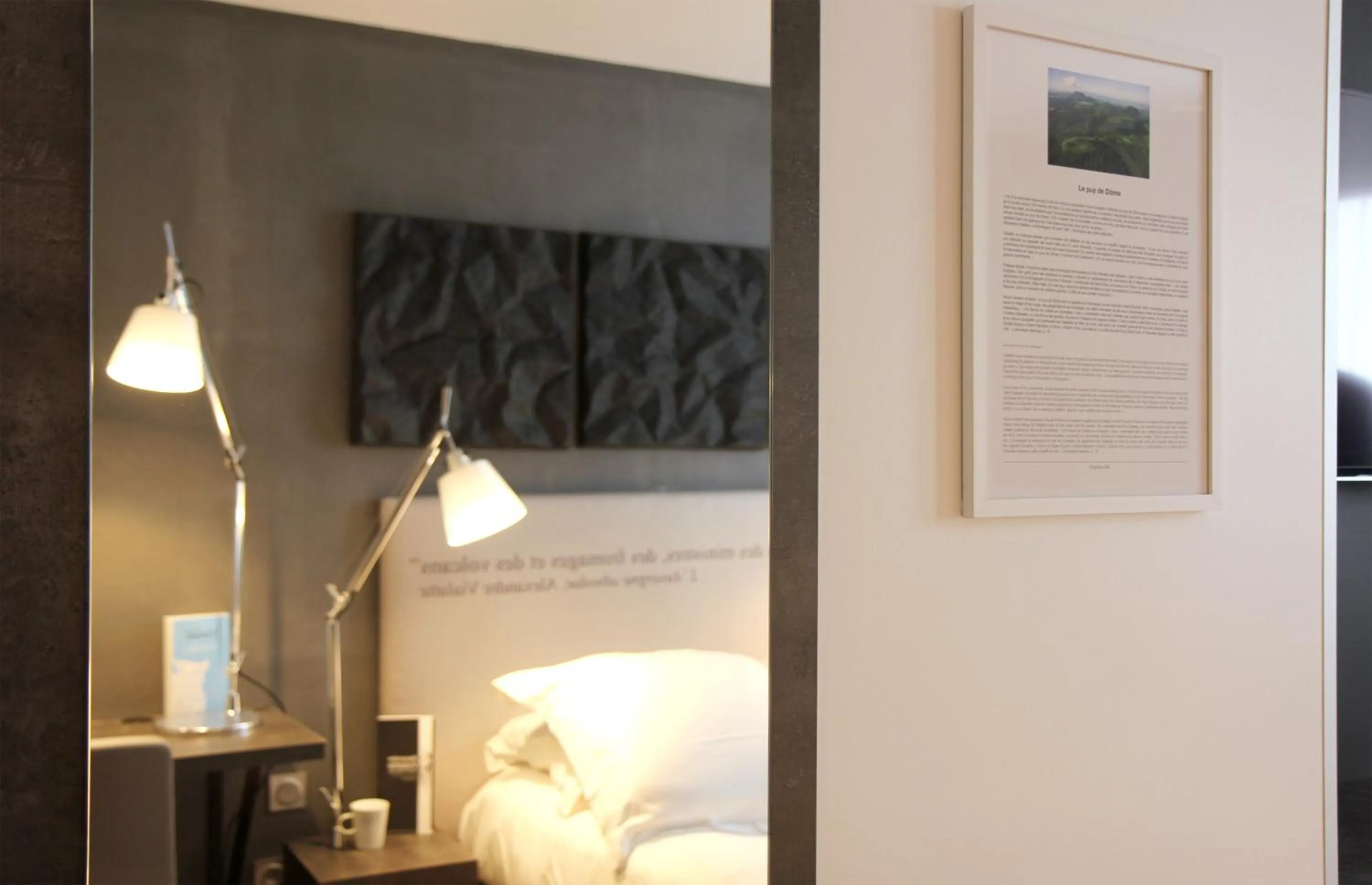 Photo of the whole room, Bed in Hotel Litteraire Alexandre Vialatte, BW Signature Collection