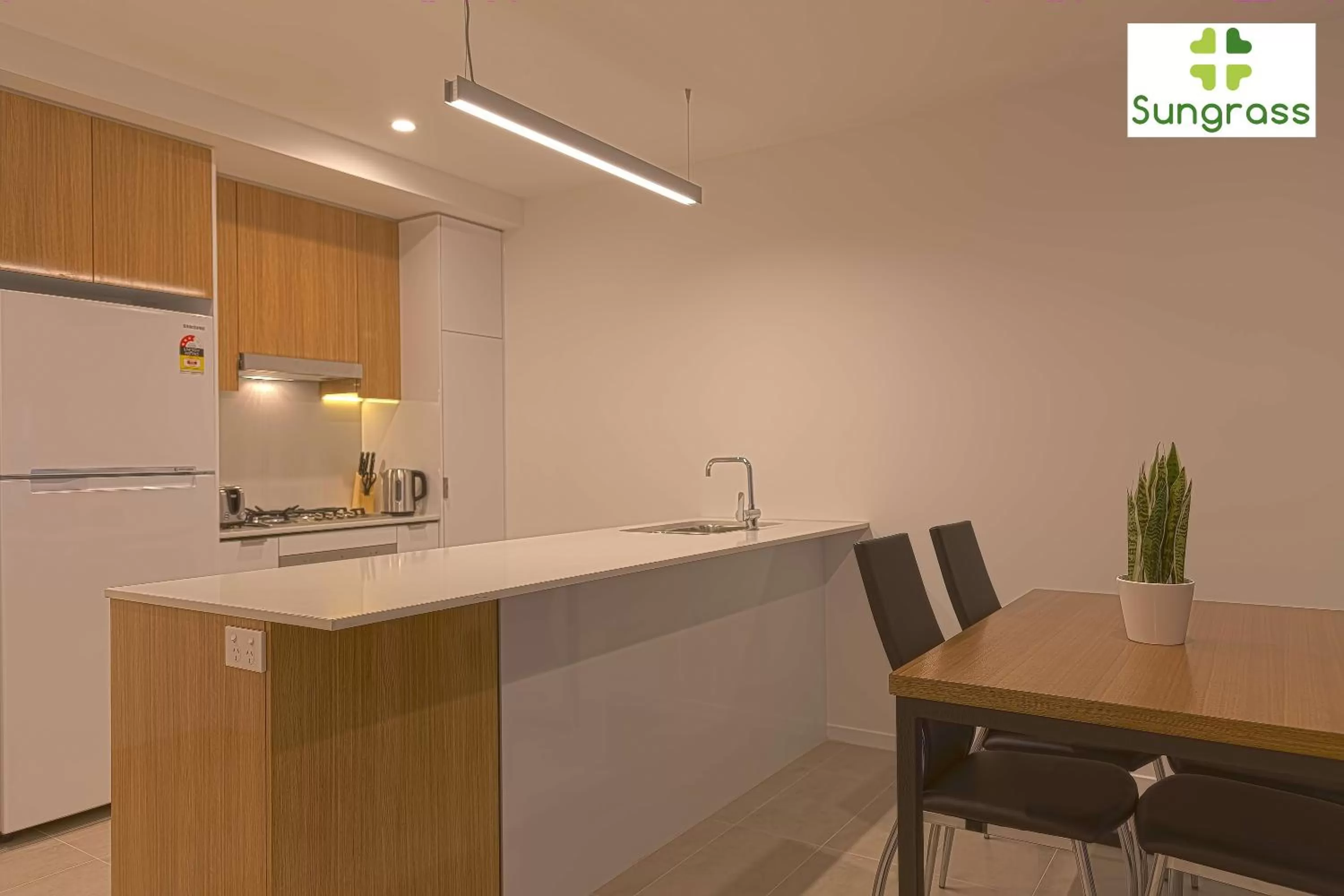 Kitchen or kitchenette in Fleet Lane Apartments