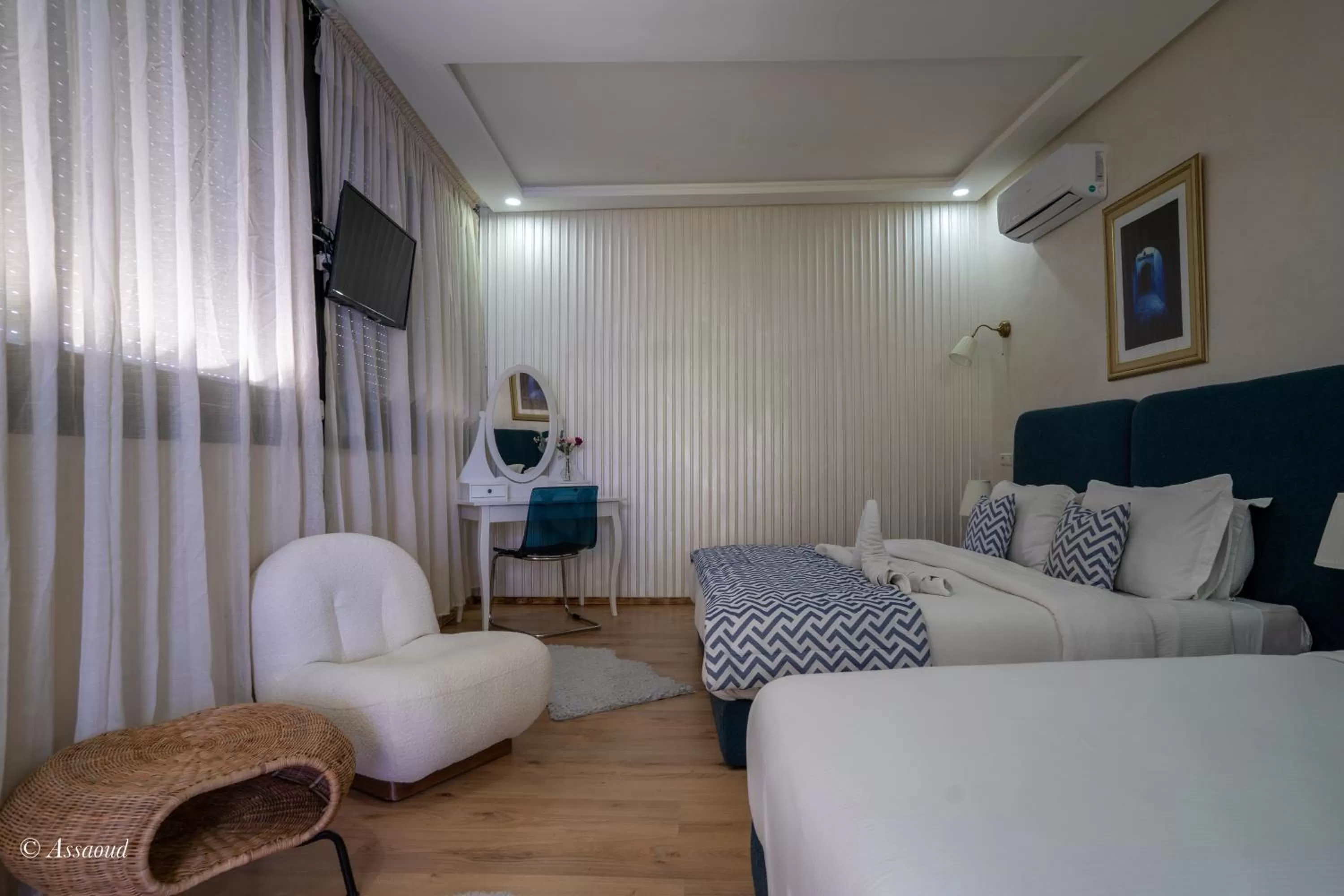 Bed in Hôtel ZIRYAB