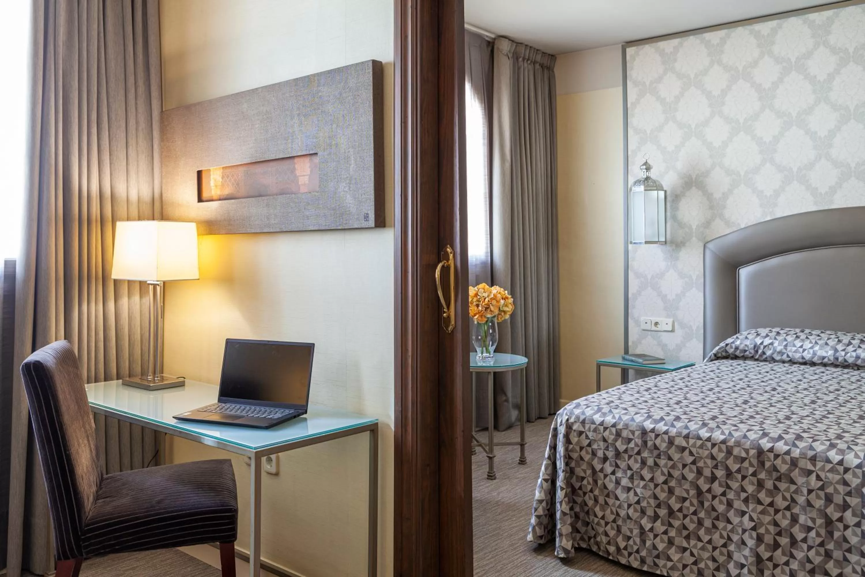 Photo of the whole room, Bed in Hotel Macià Alfaros