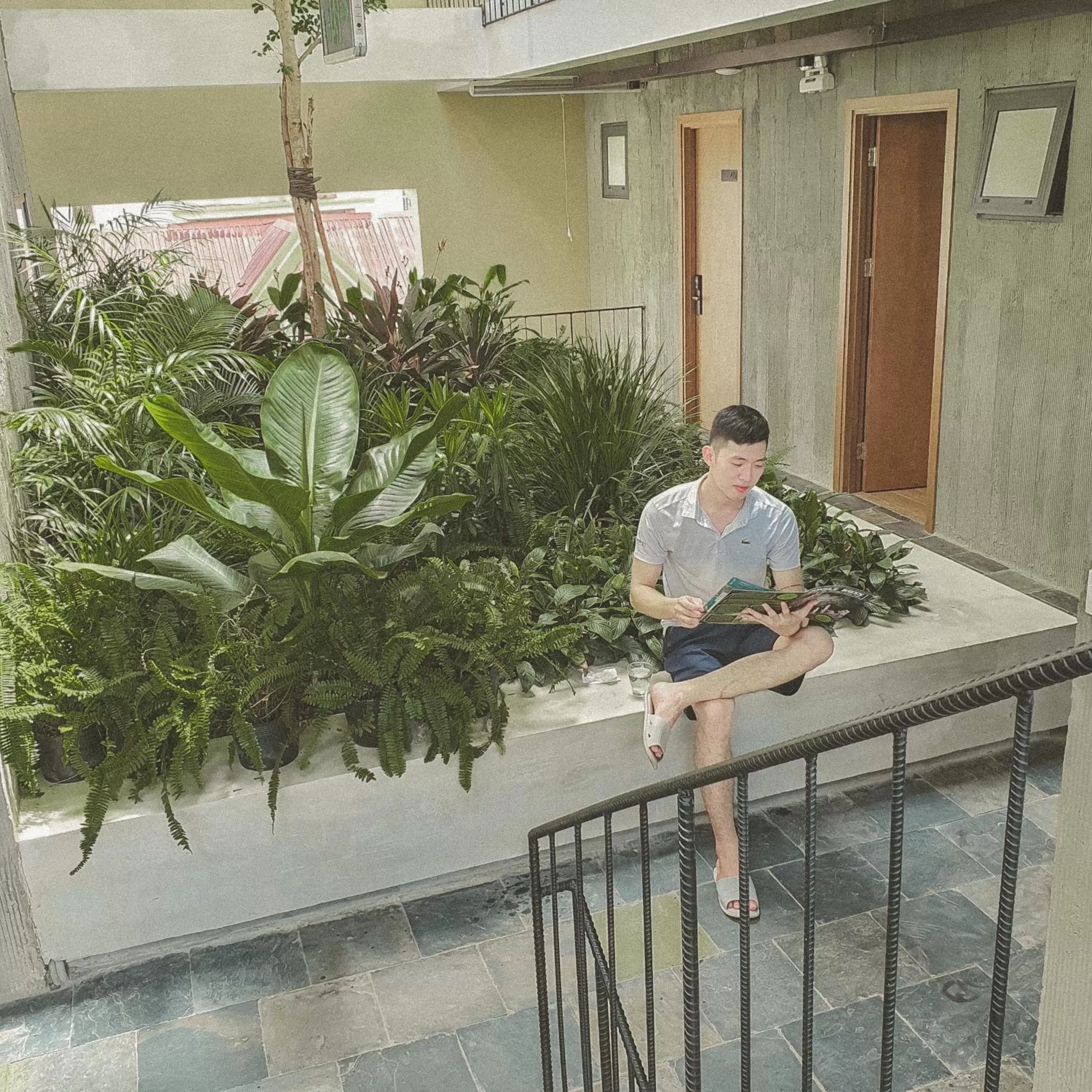 Garden in Cagina Boutique Hostel