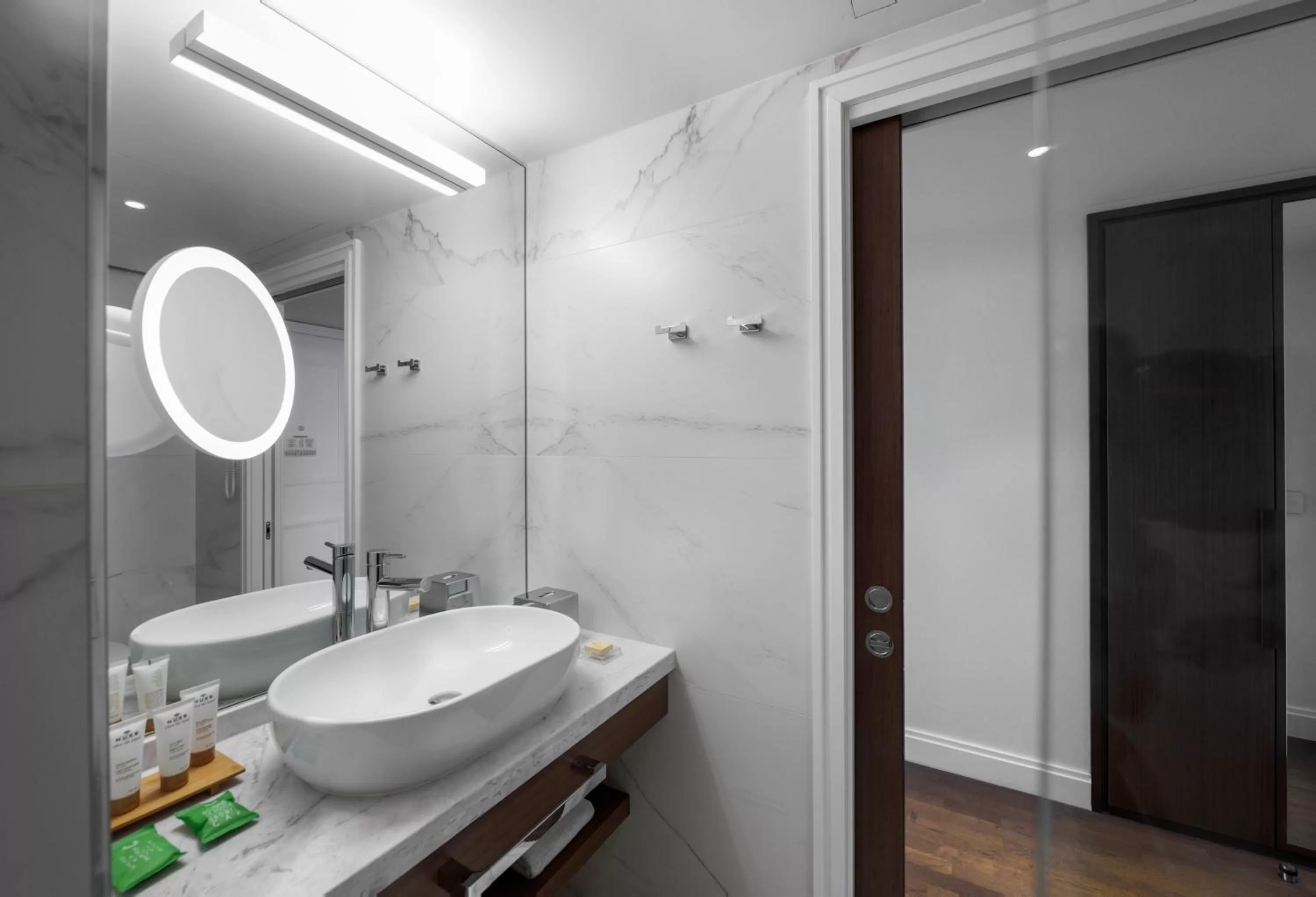 Bathroom in Makedonia Palace