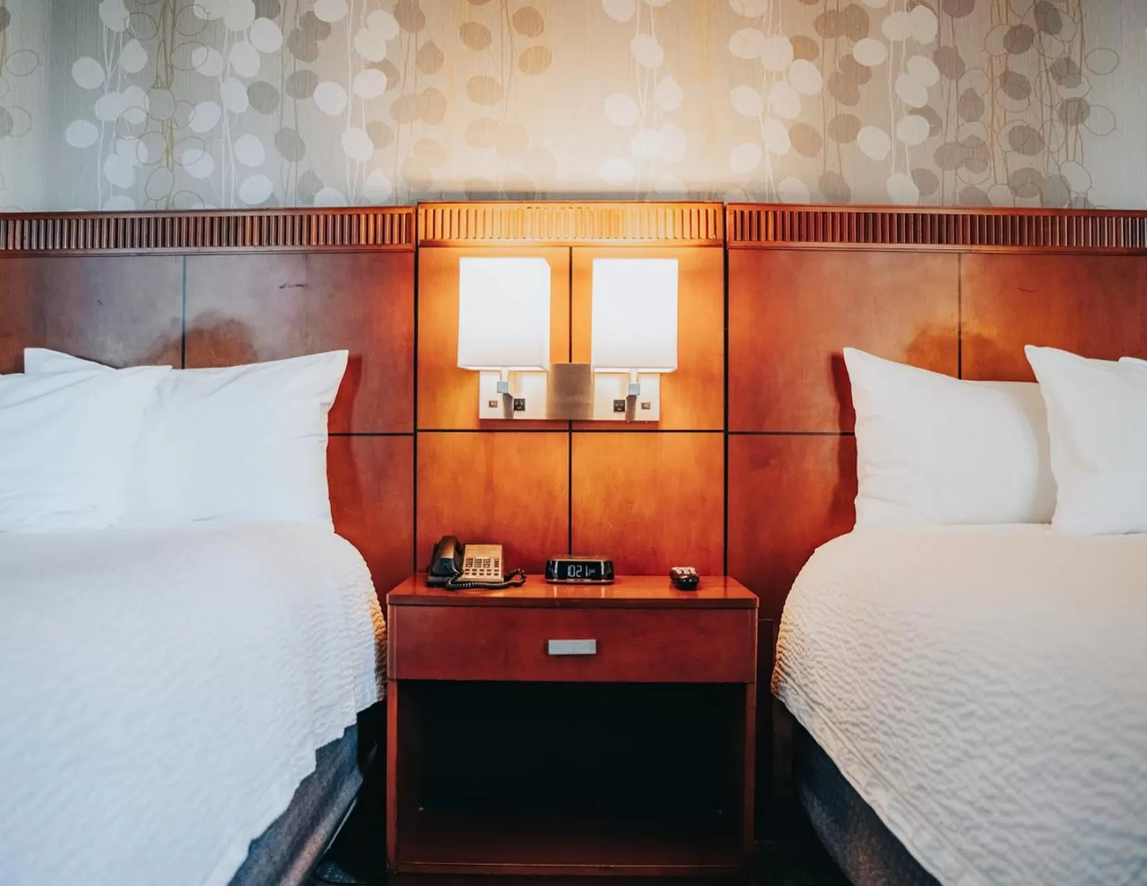 Bed in Courtyard Boston Copley Square