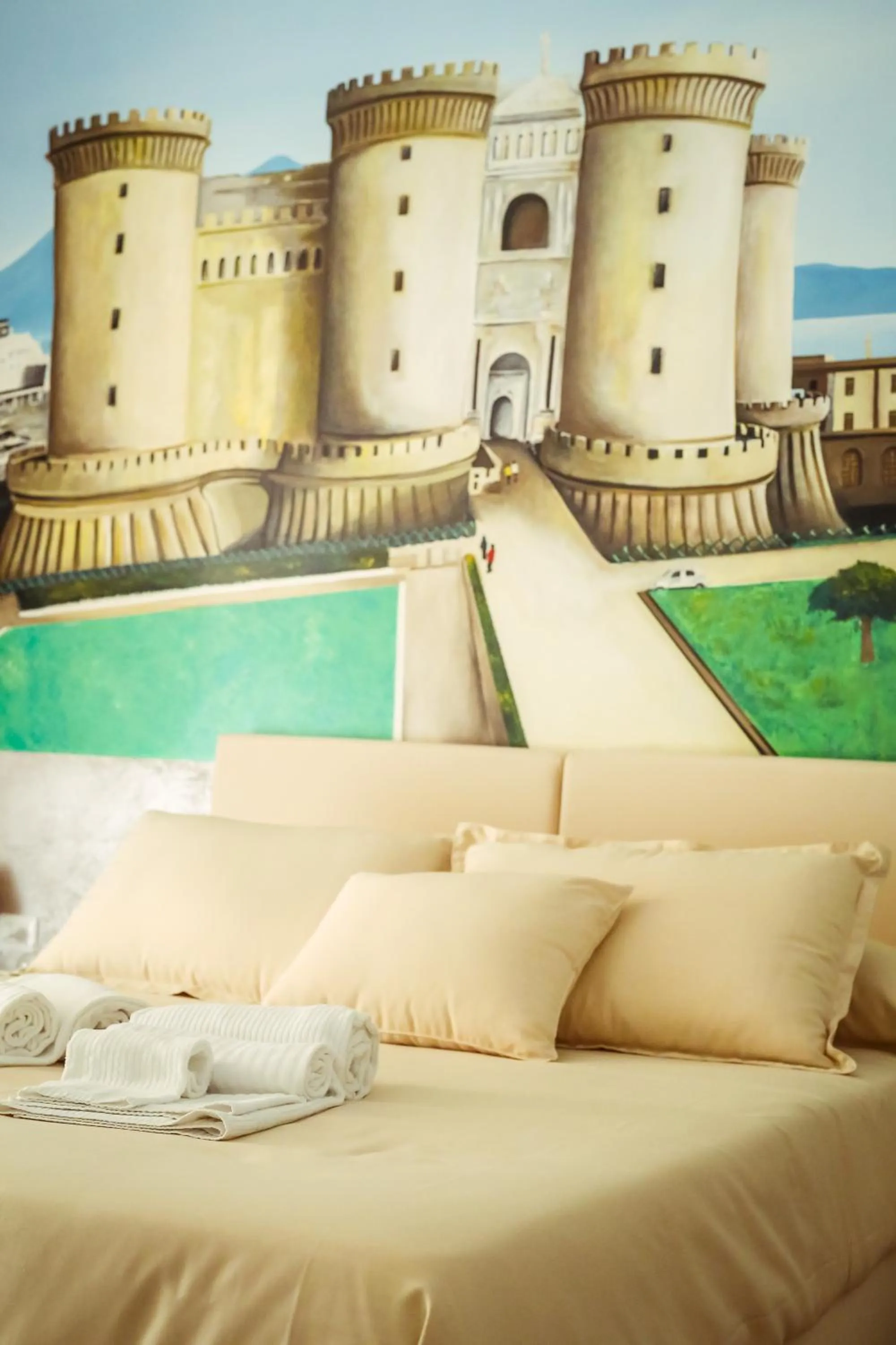 Bed in NapoliMia Boutique Hotel