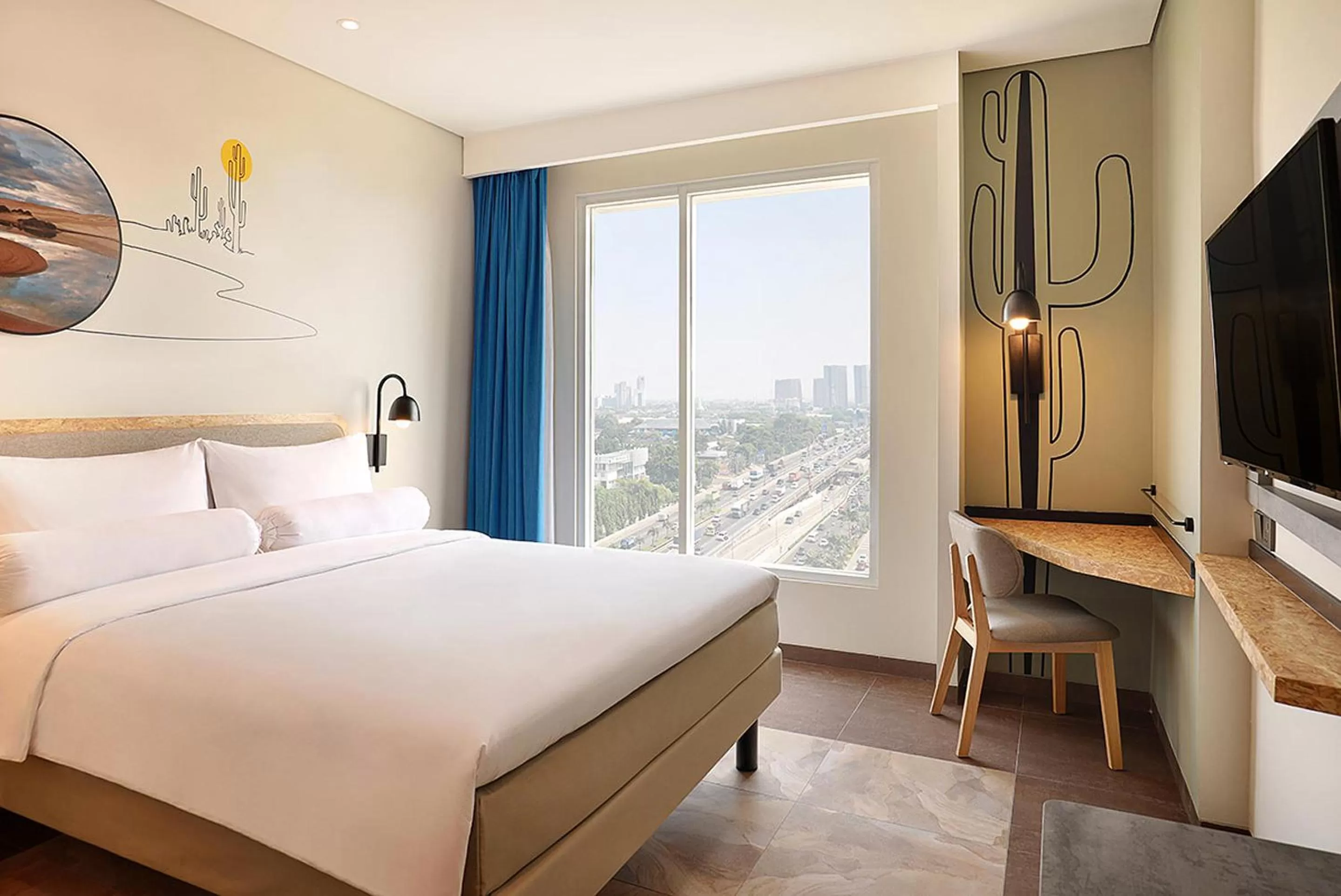Bed in ibis Styles Jakarta Simatupang
