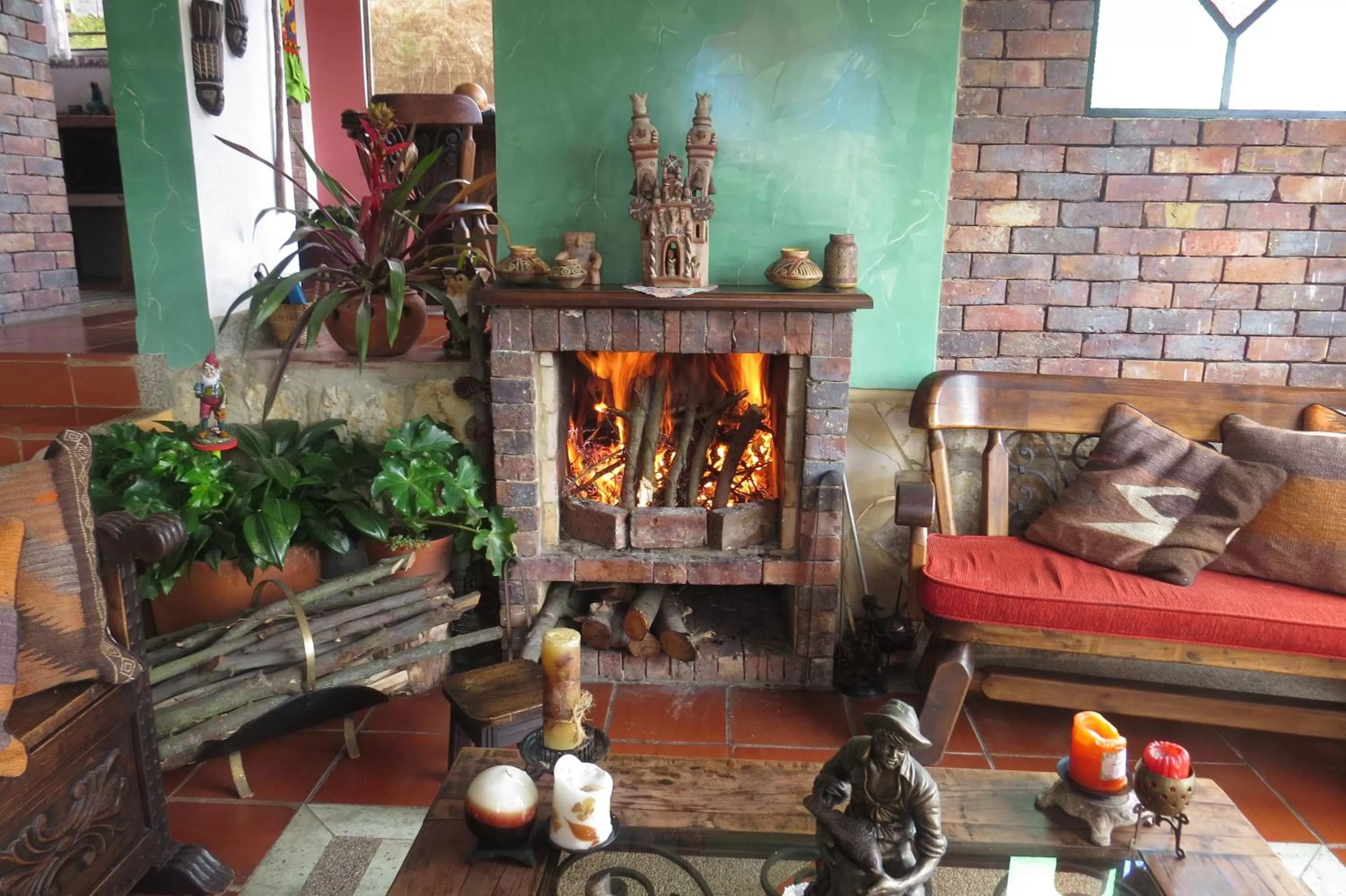 Lobby or reception in El Pedregal Sopó