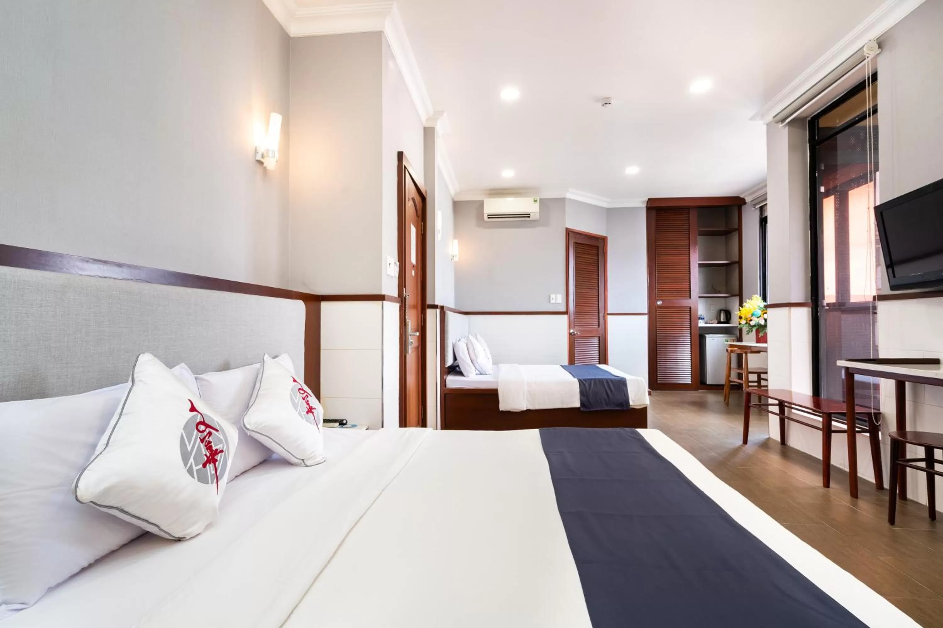 Bed in Văn Hoa Hotel