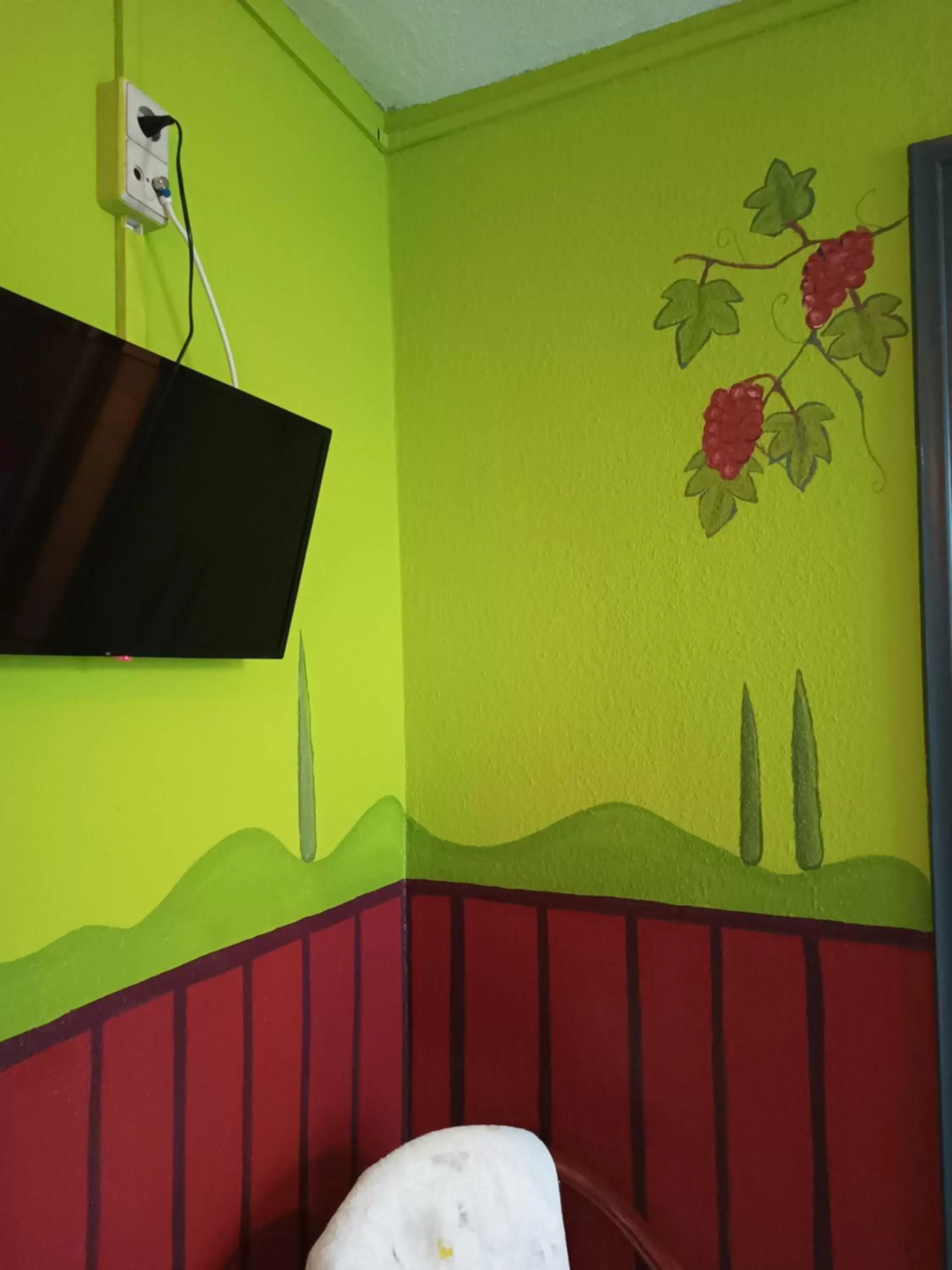 TV/Entertainment Center in Hotel Gaudi