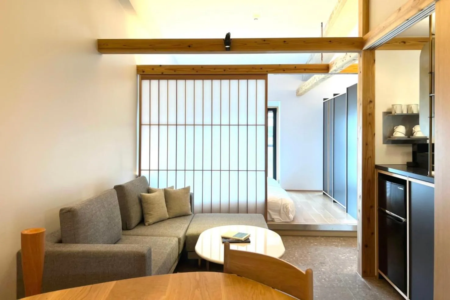 Living room in Kyoto ITOYA Hotel Mon